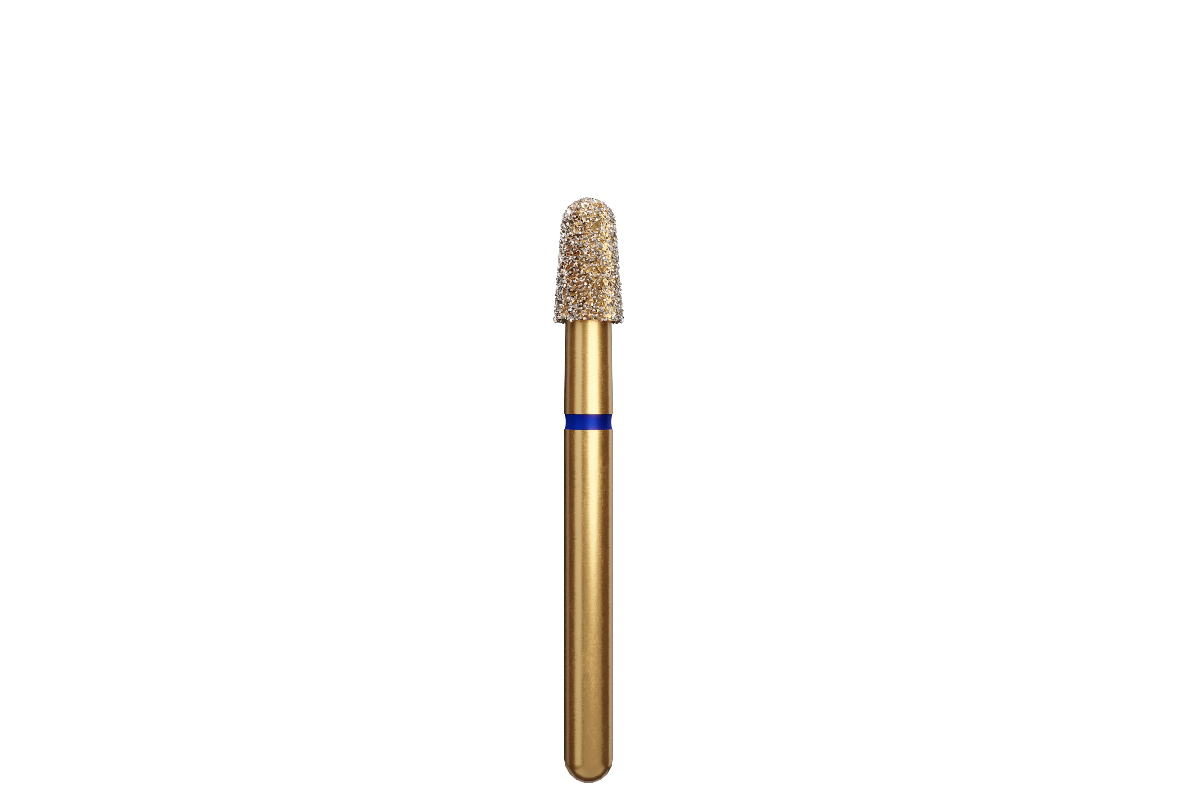 Alpen Multilayer Diamond Bur, FG, Round End Taper, Medium, Blue, #849-025, 2.5 mm Head Diameter, 5/Pk, 60032193
