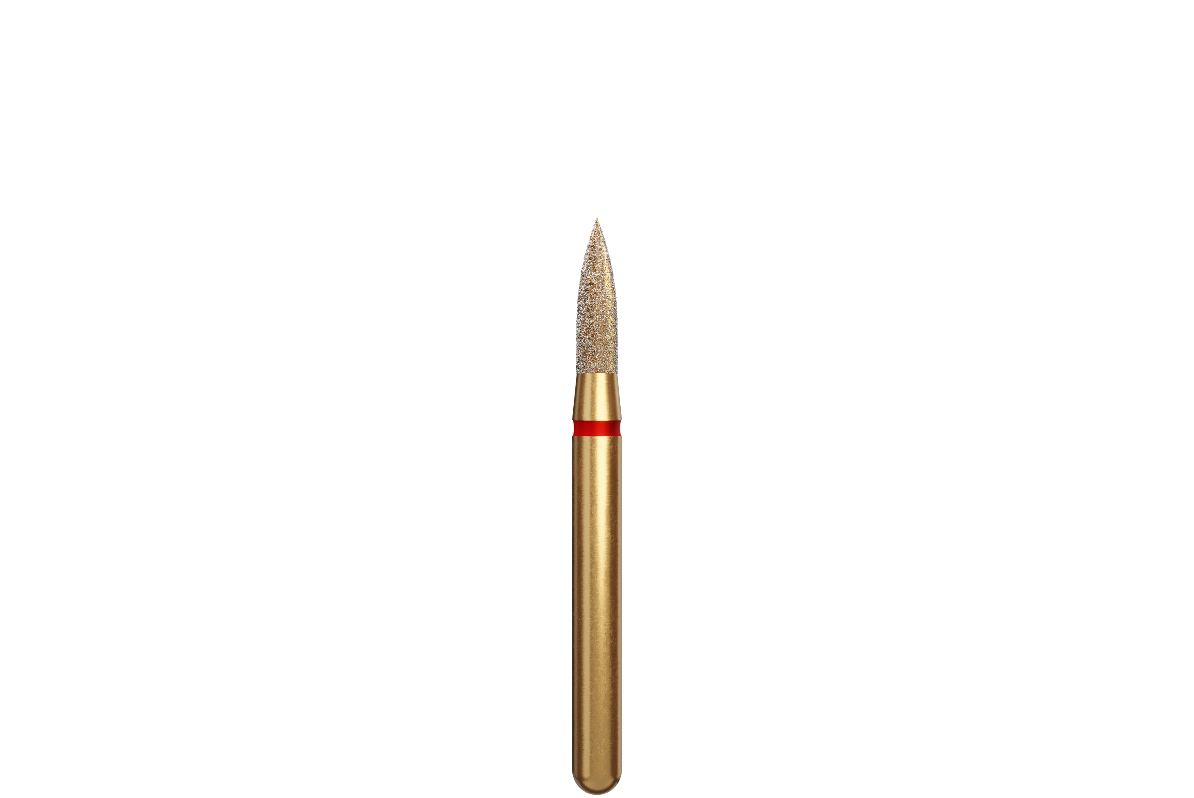 Coltene Alpen Multi-Use Multilayer Diamond Bur, FG, Fine, Flame, #860-014, 5/Pkg