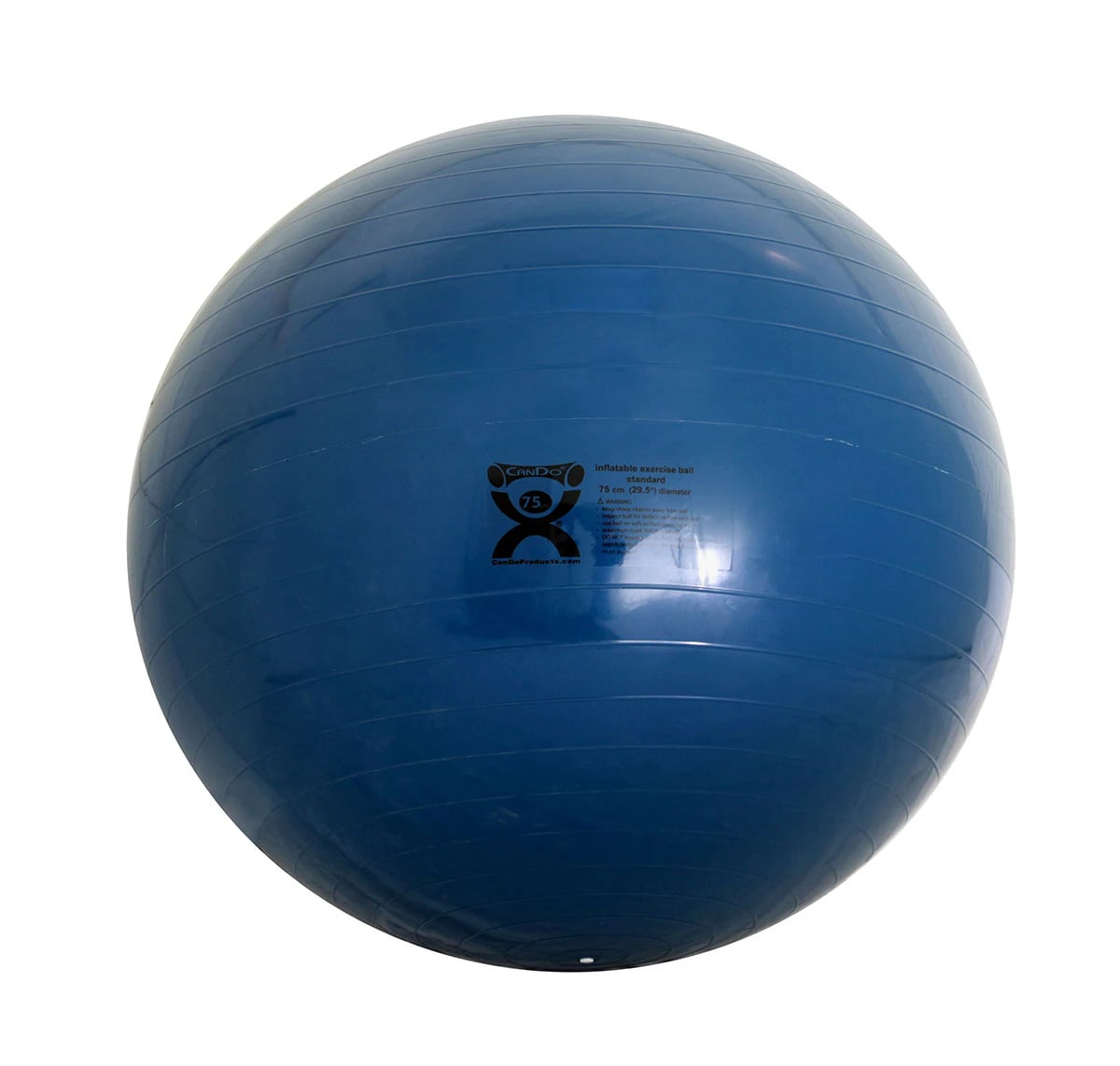 CanDo Exercise Ball, PVC Vinyl, Blue, 4 lb