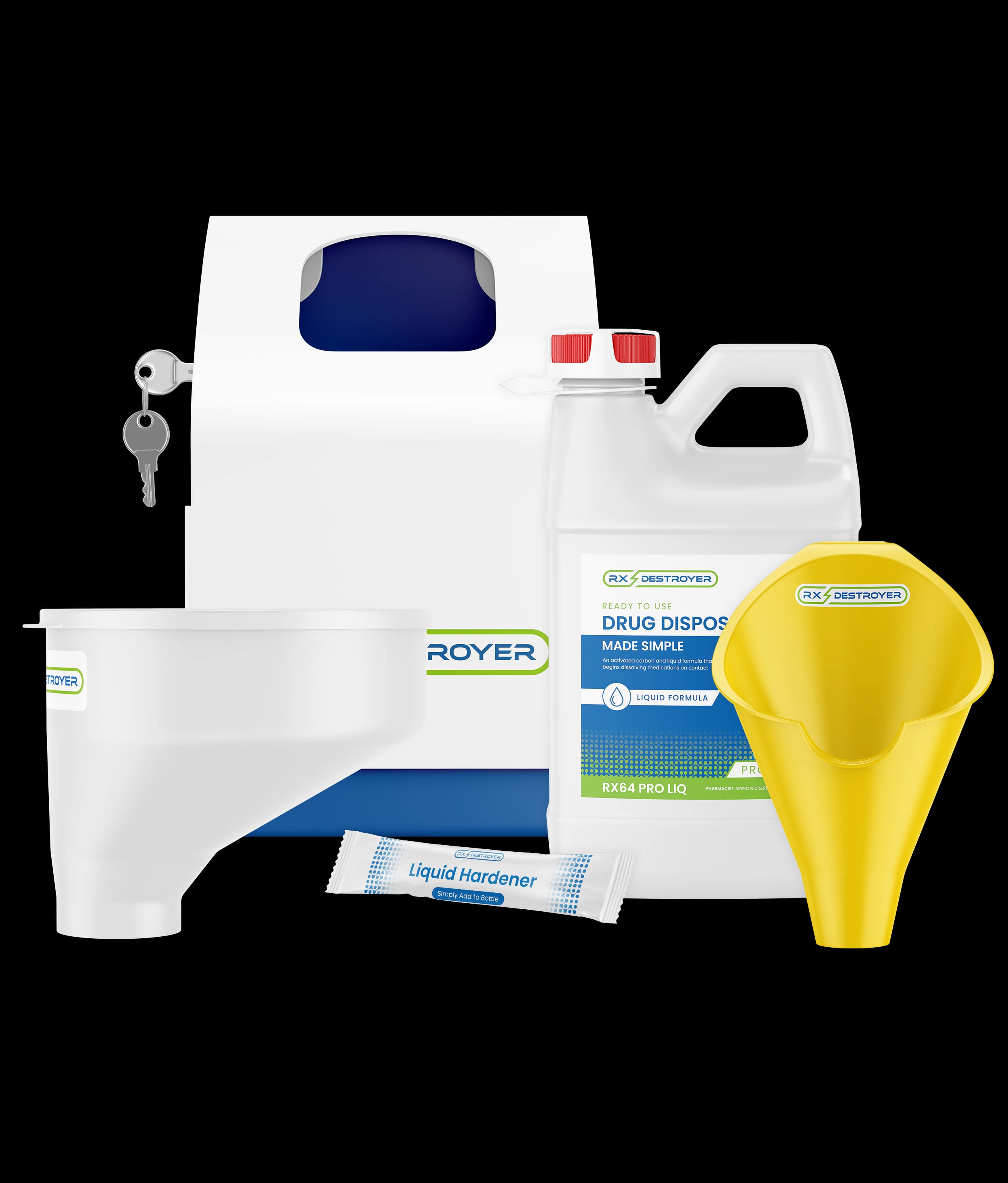Rx Destroyer Pro Medication Disposal Starter Kit, 1 Gallon