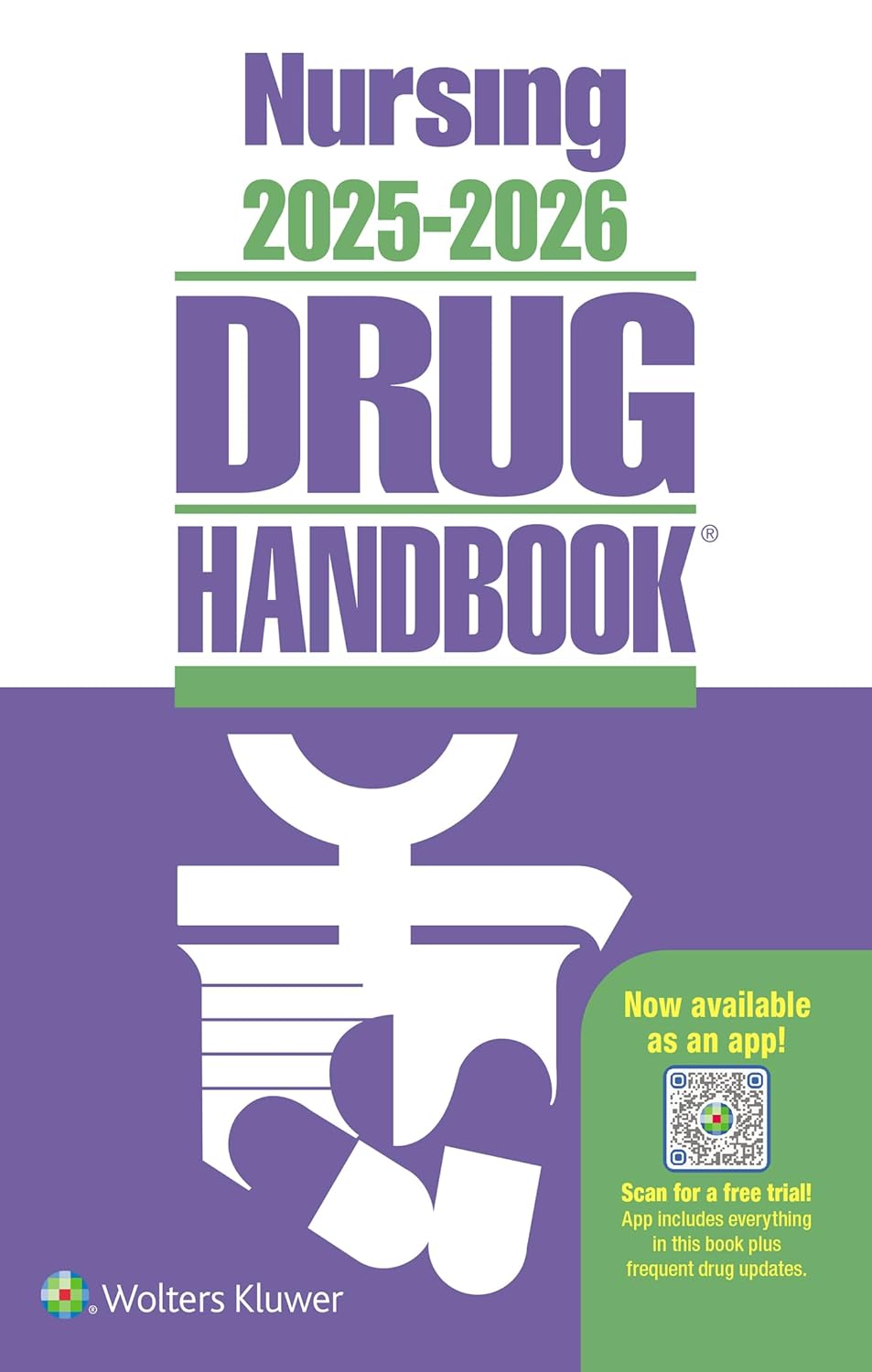 Nursing Drug Handbook 2025-26, Paperback, 1680 Pages, Wolters Kluwer Health Inc
