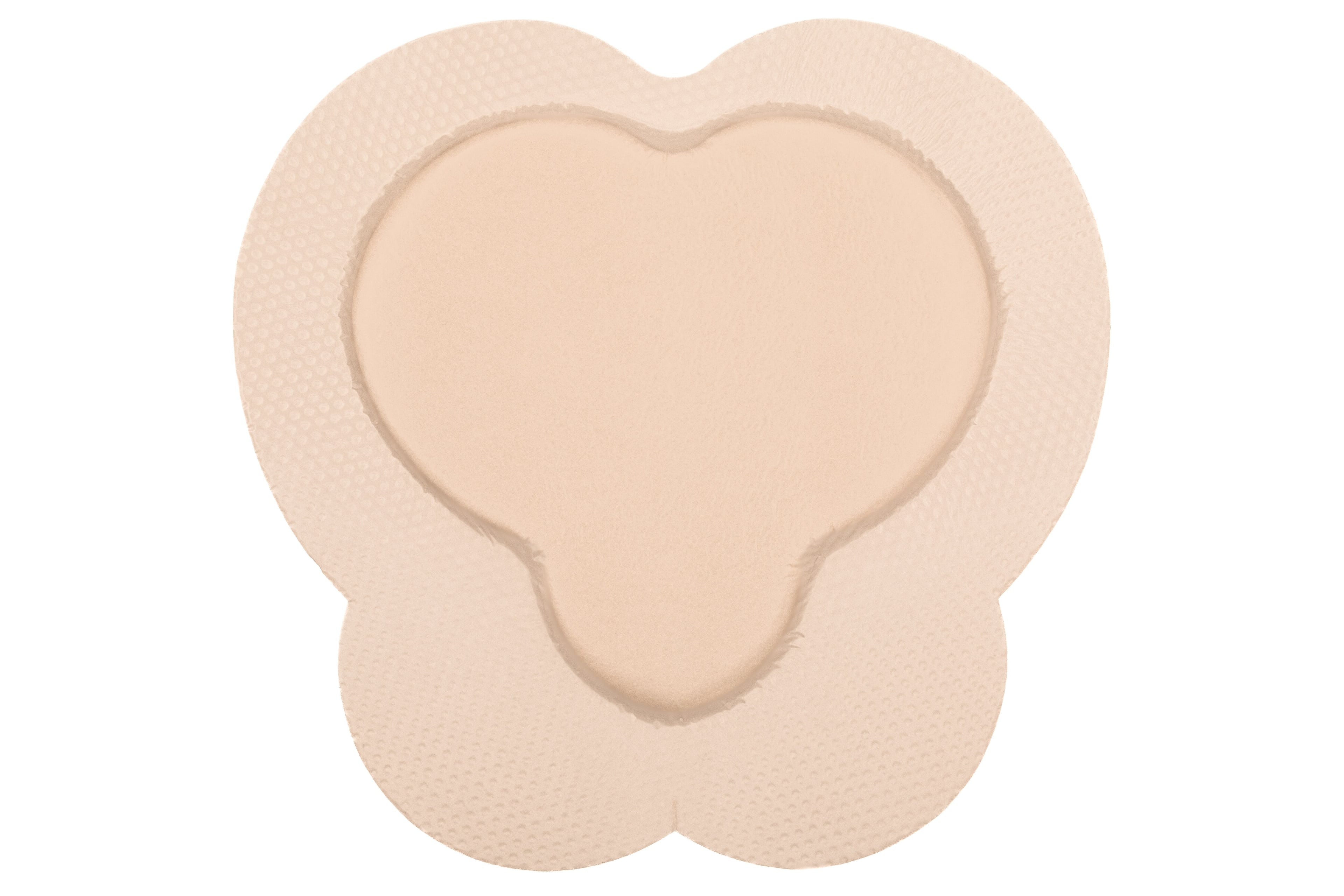 ZeniFOAM Gentle Border Sacral Foam Dressing, 7x7 inch, Sterile, Adhesive Border, Tan, Absorbent