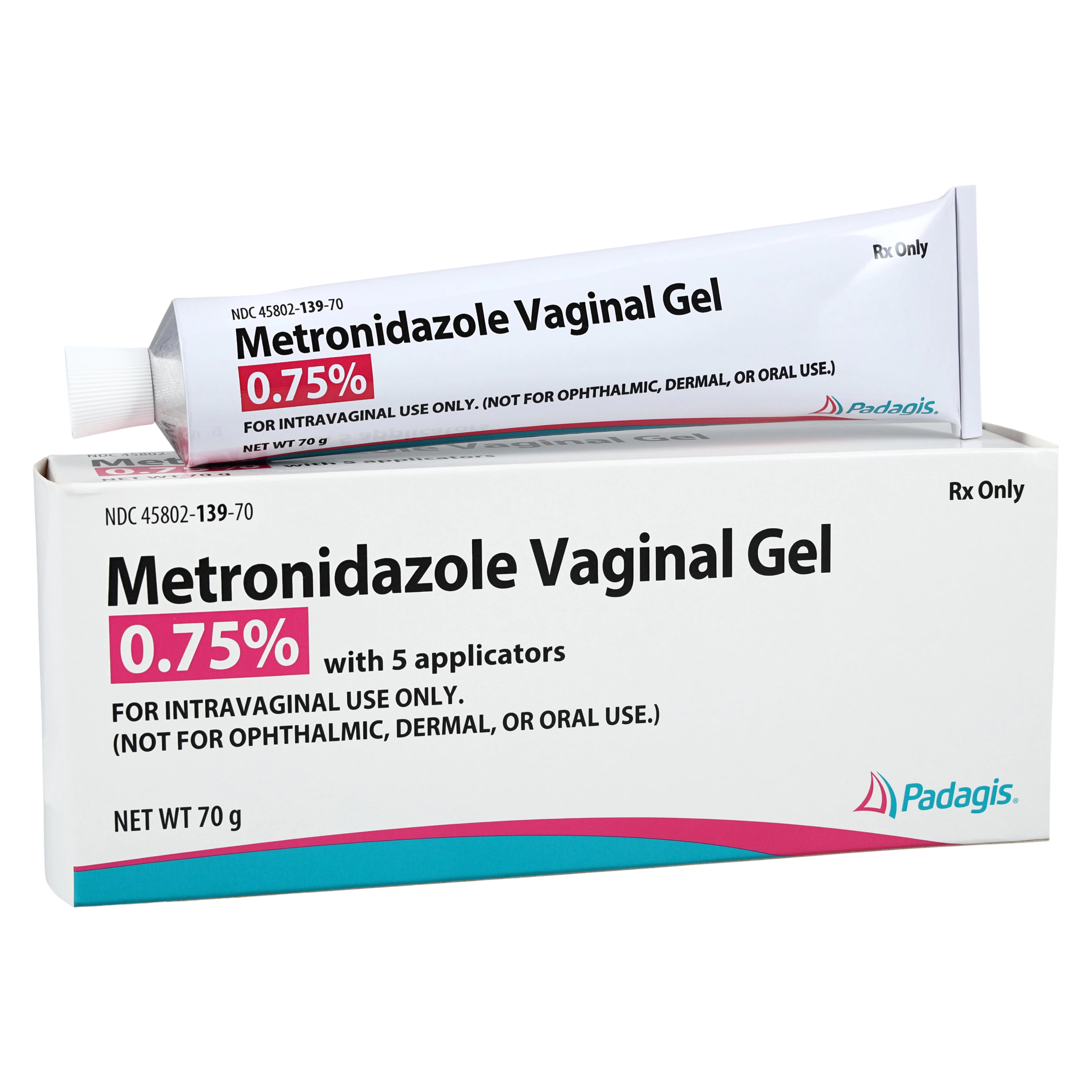 Metronidazole Vaginal Gel 0.75%, 70g Tube, Each