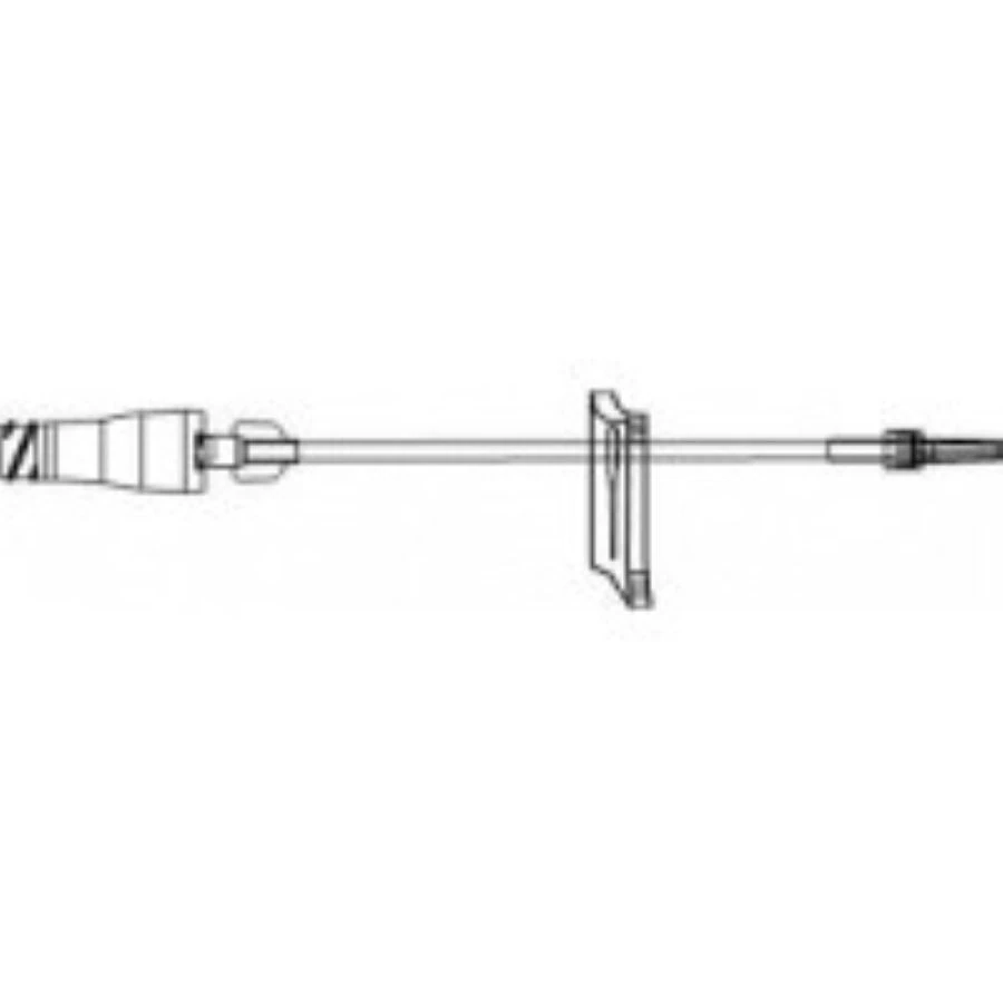 ICU Medical Extension Set with REMV MicroClave, 7" Rotating Luer, Purple Clamp, 50/Case