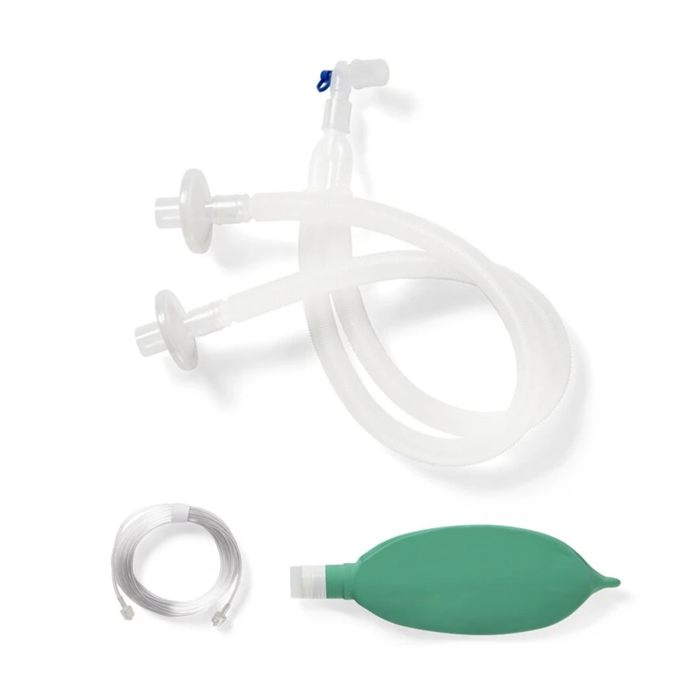 Medline Pediatric Anesthesia Breathing Circuit with 2 Bacterial/Viral Filters, 1L Bag, Gas Sampling Line, 20/Case