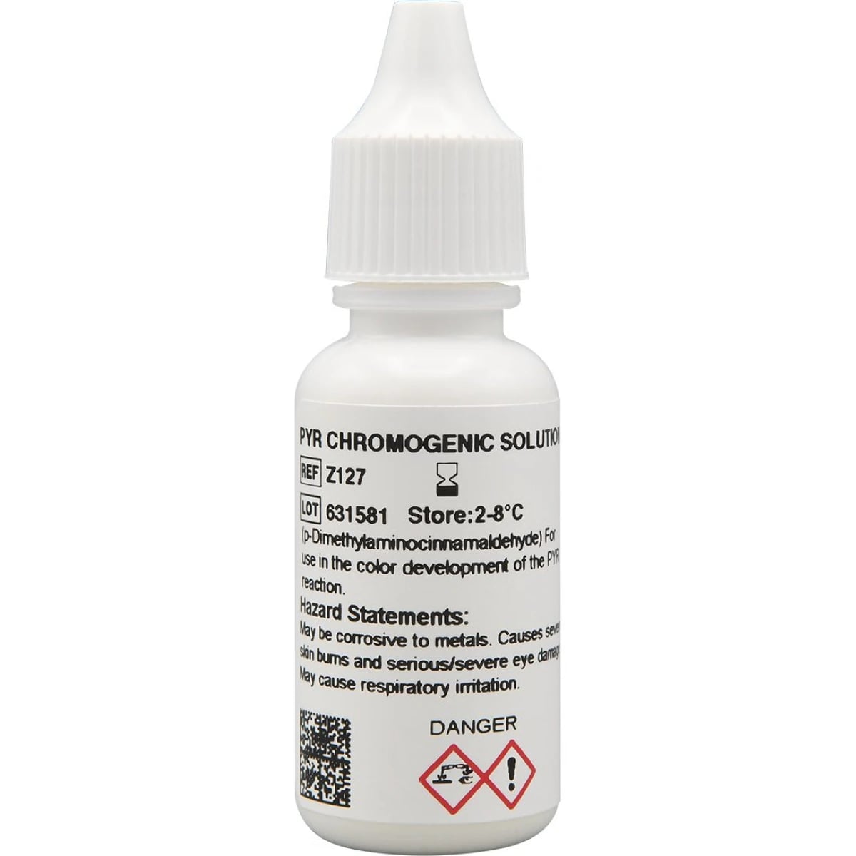 Hardy Diagnostics PYR Reagent Dropper Bottle, Cinnamaldehyde, 15 mL, Each