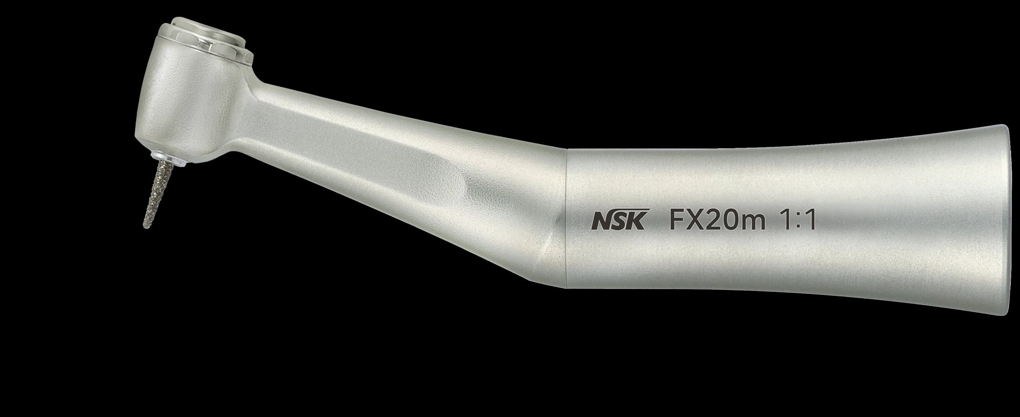 NSK FX20M Slow Speed Handpiece, 1:1 Direct Drive, FG Burs (Ø1.6), ISO 3964 Type 1, CA13190001
