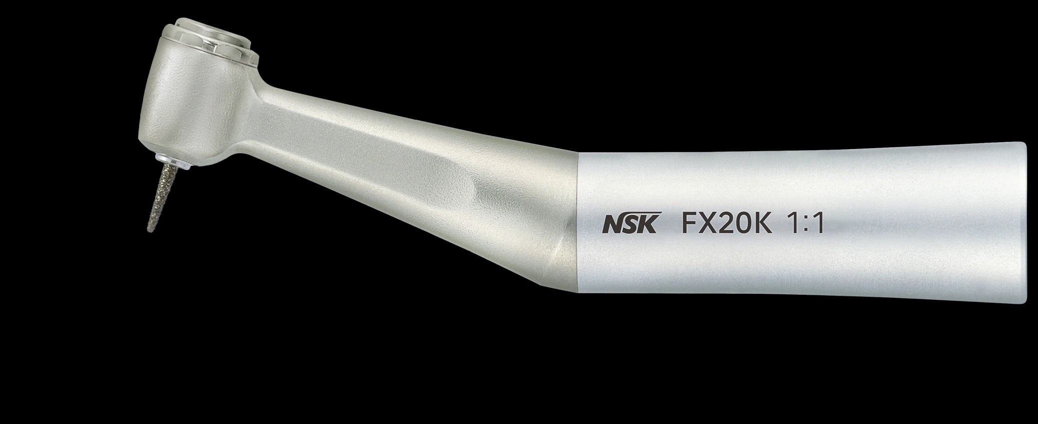 NSK FX20K Slow Speed Handpiece, 1:1 Direct Drive, FG Burs (Ø1.6), KaVo Backend, 40,000 rpm, CA13220001