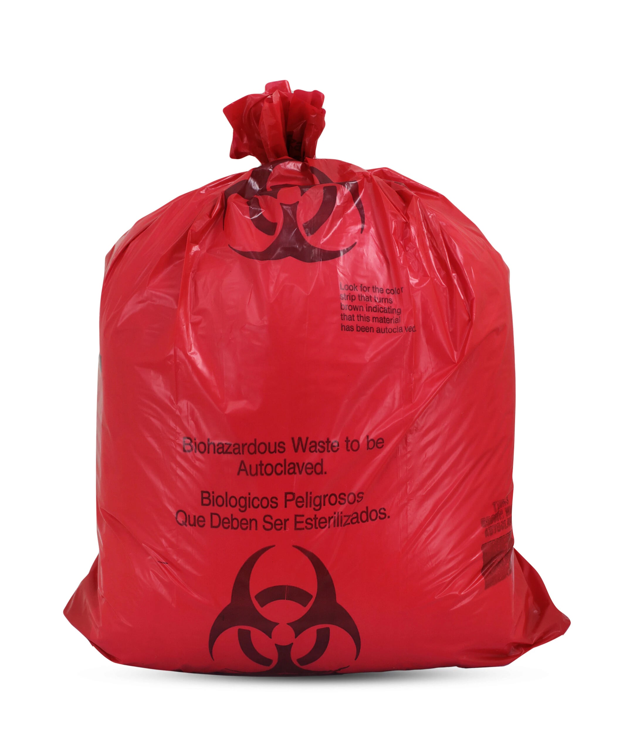 Medegen Biohazard Bag, 2 mil, 14" x 19", Red/Black, 500/Case