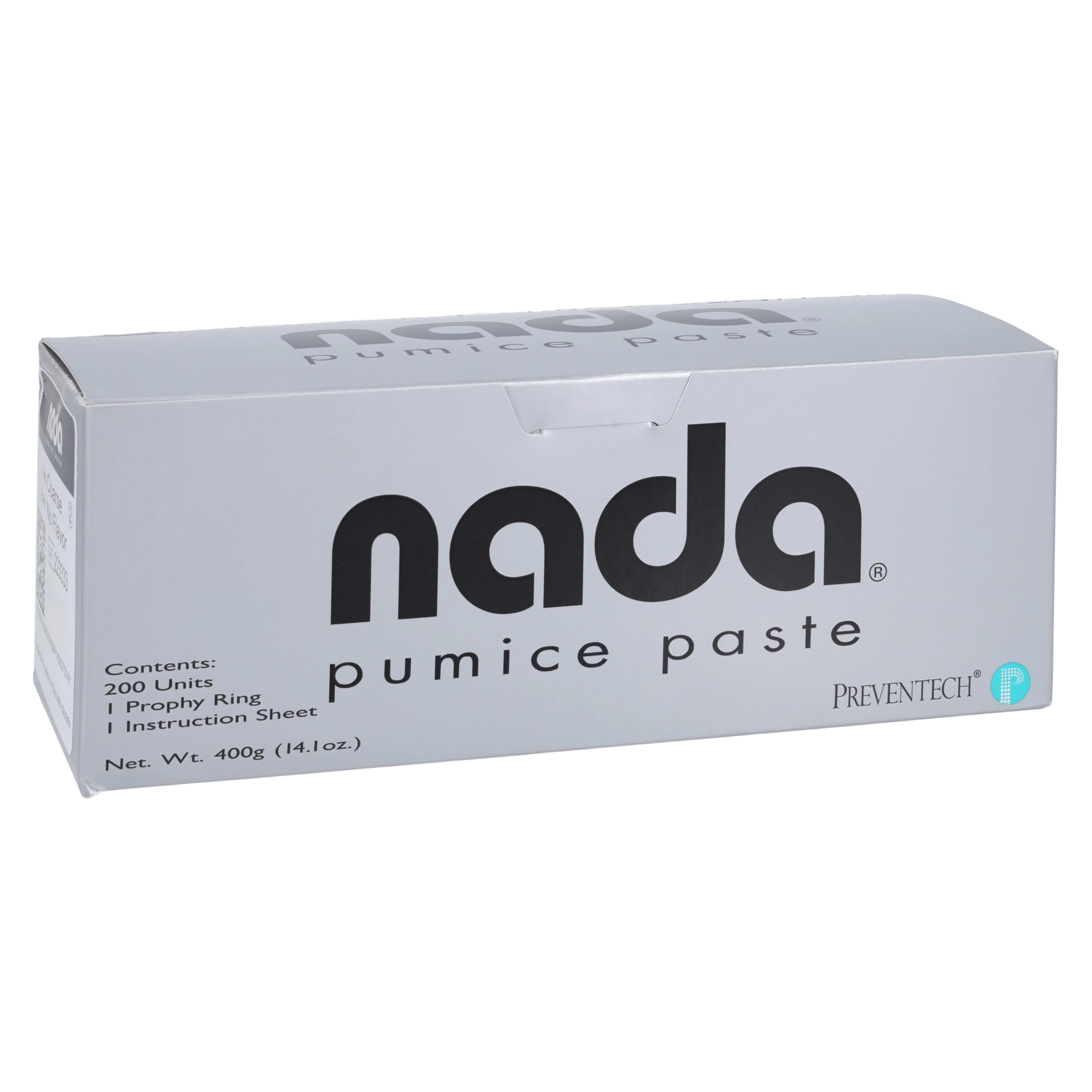 Nada Pumice Paste, Coarse Grit, Unflavored, Gluten Free, Without Fluoride, Unit Dose Cups, 200/Box