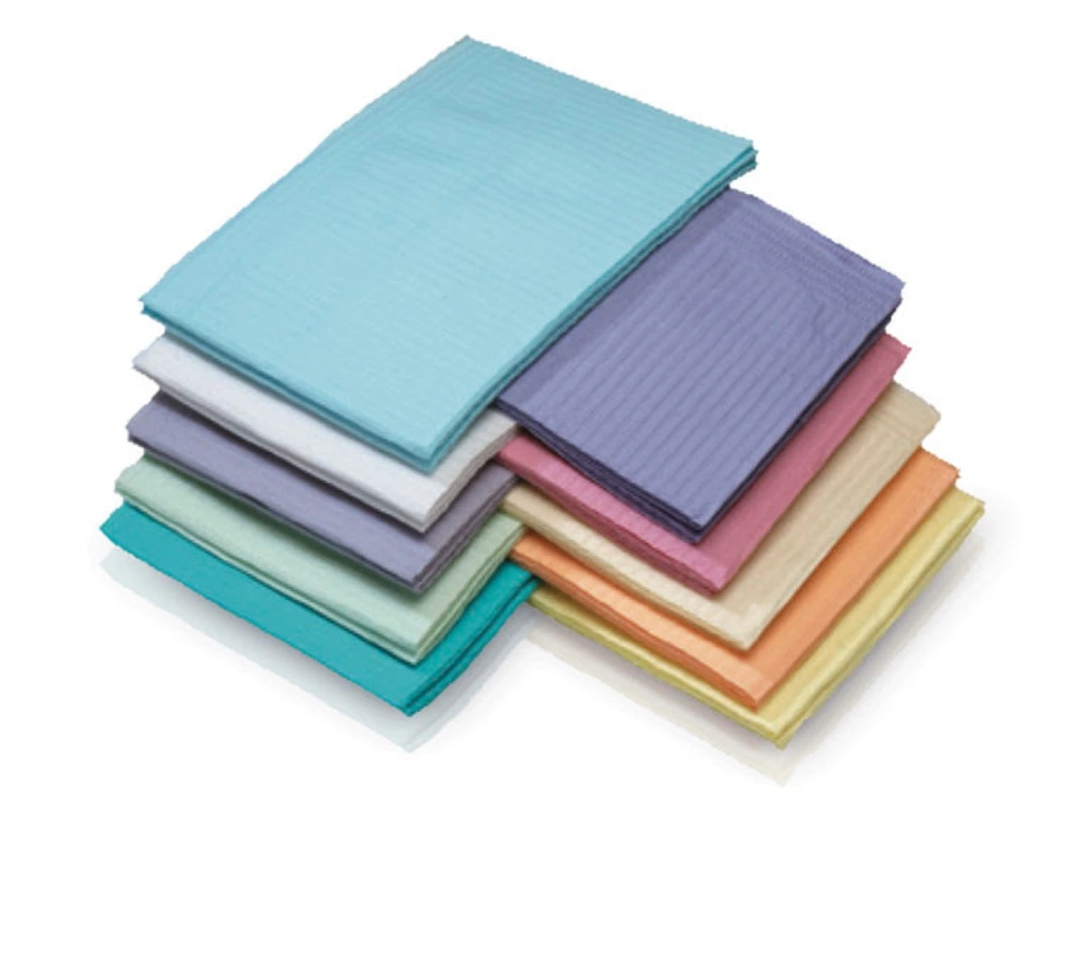 Medicom Dry-Back Plus Dental Bibs, 3-Ply Tissue + 1-Ply Poly, Beige, 13" x 18", 500/Case, 8387