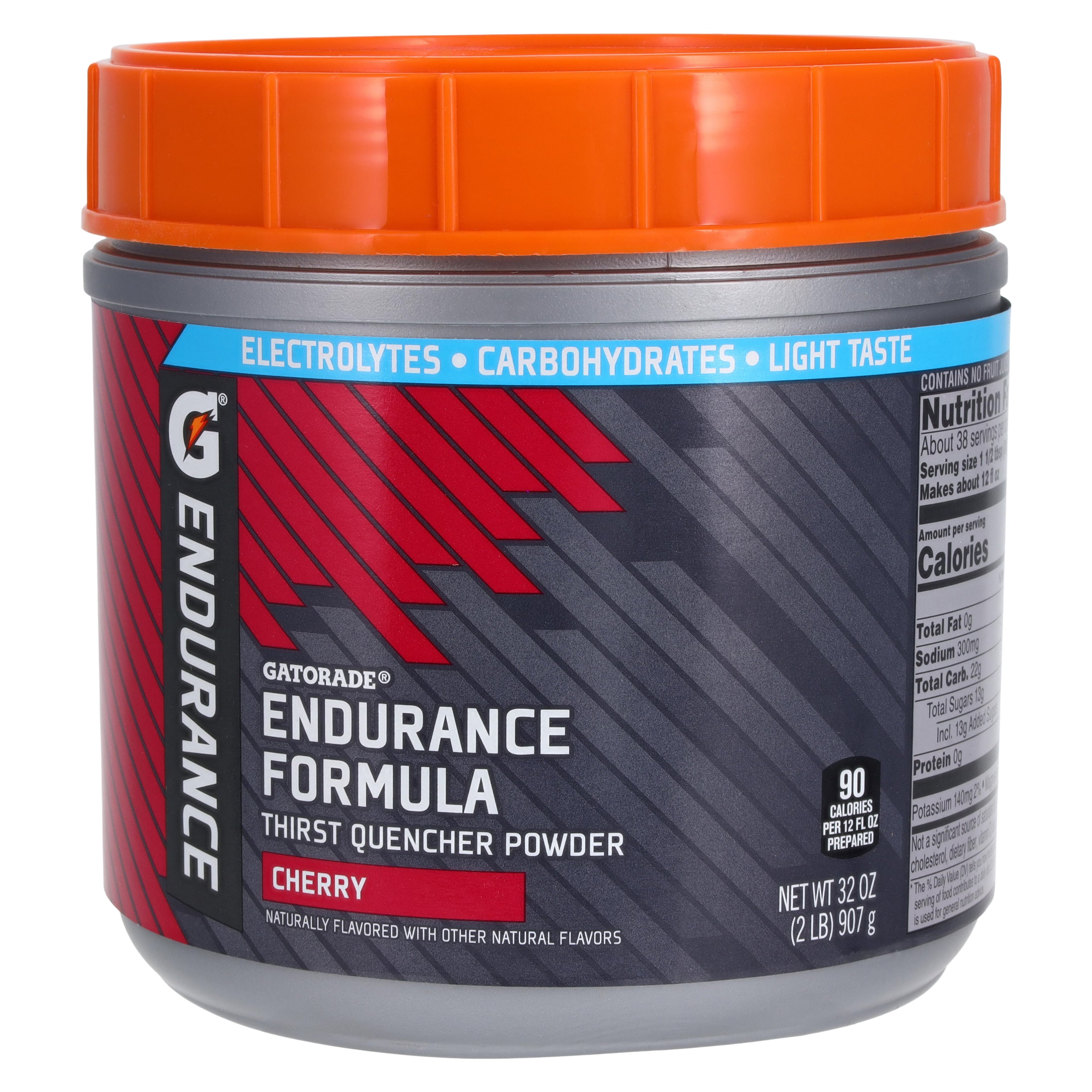 Gatorade Endurance Formula Powder, Cherry, 32 oz Canister, 6/Case