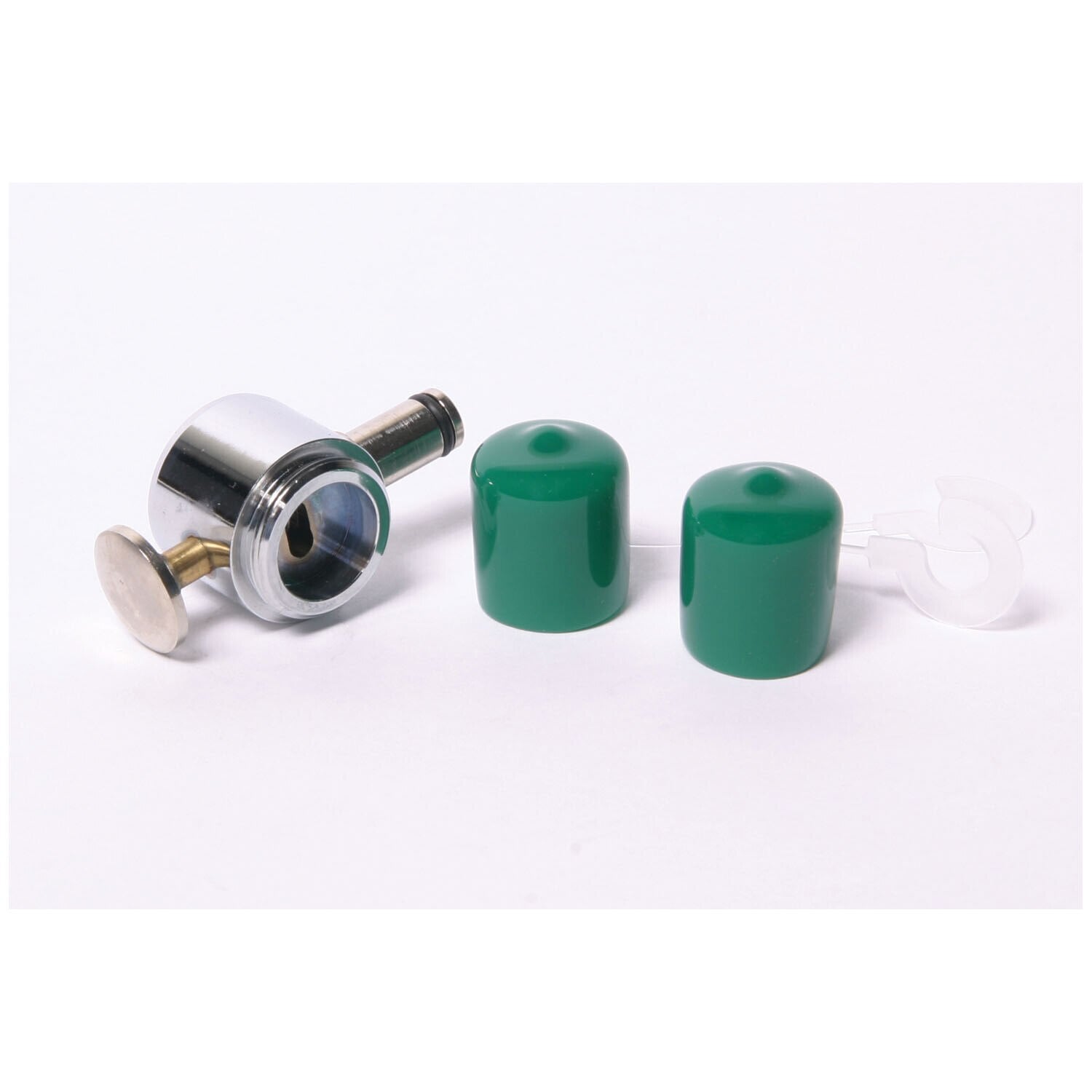 OK-I Opti-Klens Replacement Dust Caps, Green (1 Pair)