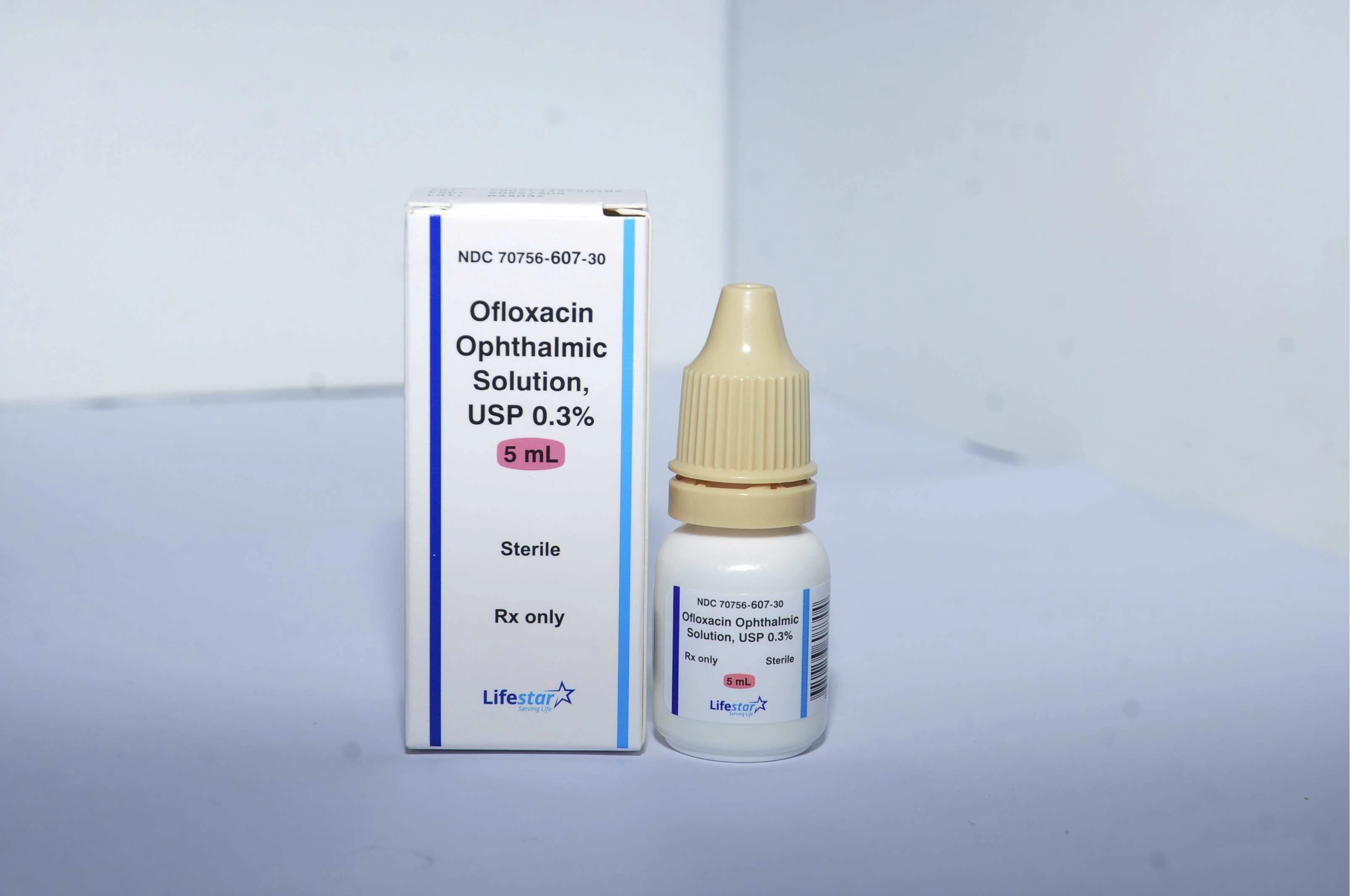 Ofloxacin Ophthalmic Solution 0.3%, 5mL Bottle