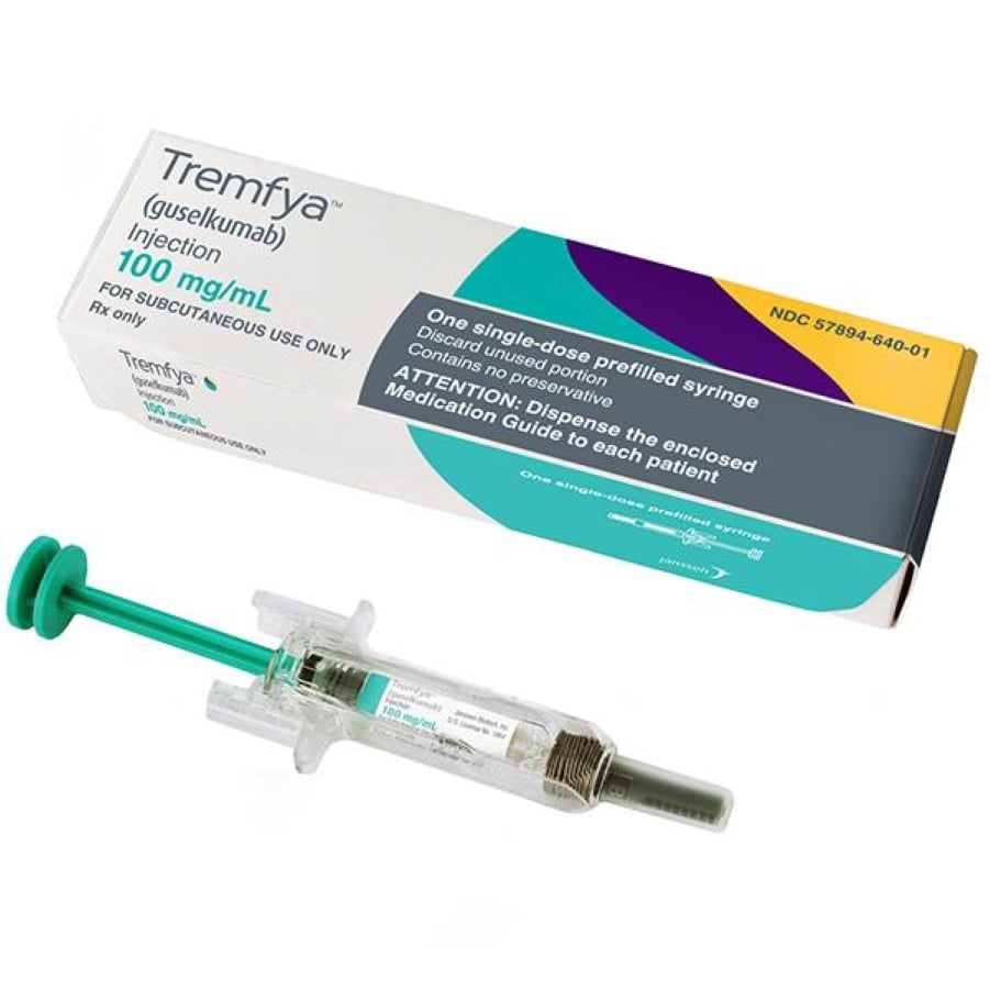 Tremfya Injection 100mg Prefilled Syringe 1mL, 01KT0J08Z8EJPWT24YX973GRGV