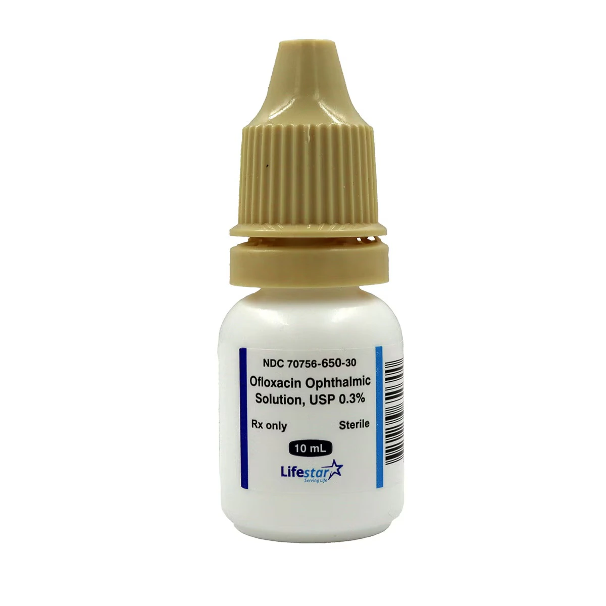 Ofloxacin Ophthalmic Solution 0.3%, 10 mL Bottle