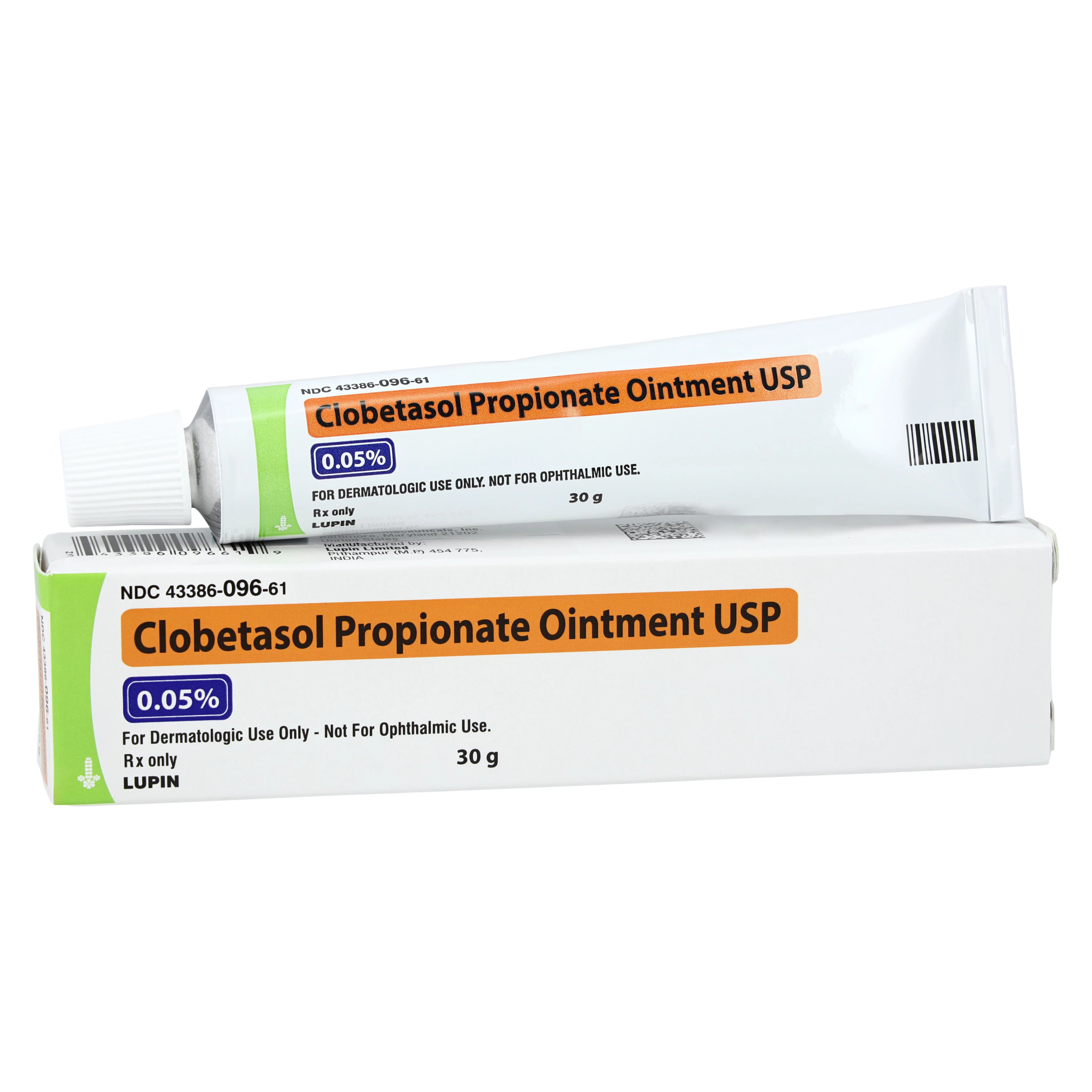 Clobetasol Propionate Ointment 0.05%, 30 g Tube (Lupin Pharmaceuticals)