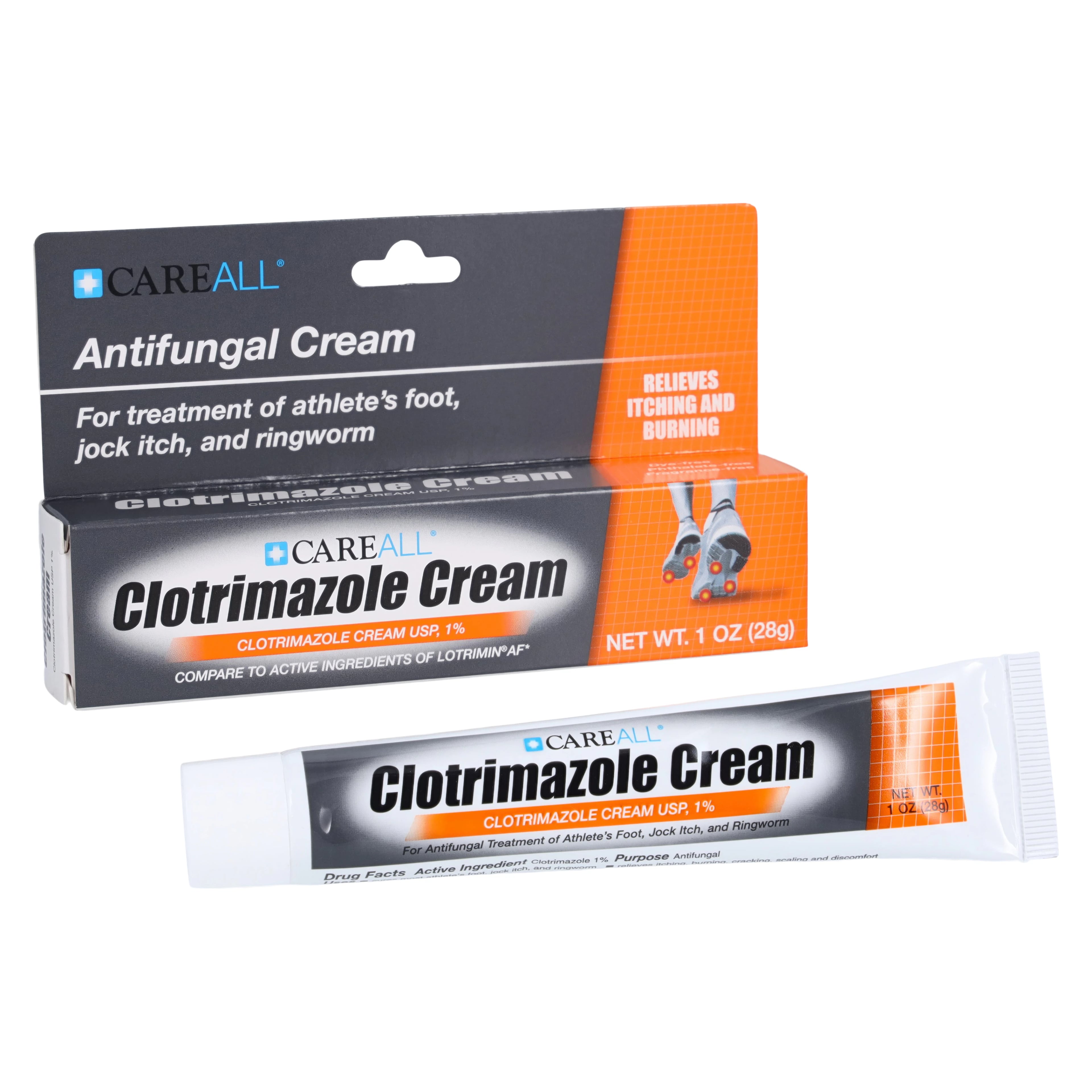 Clotrimazole 1% Topical Cream, 1 oz Tube