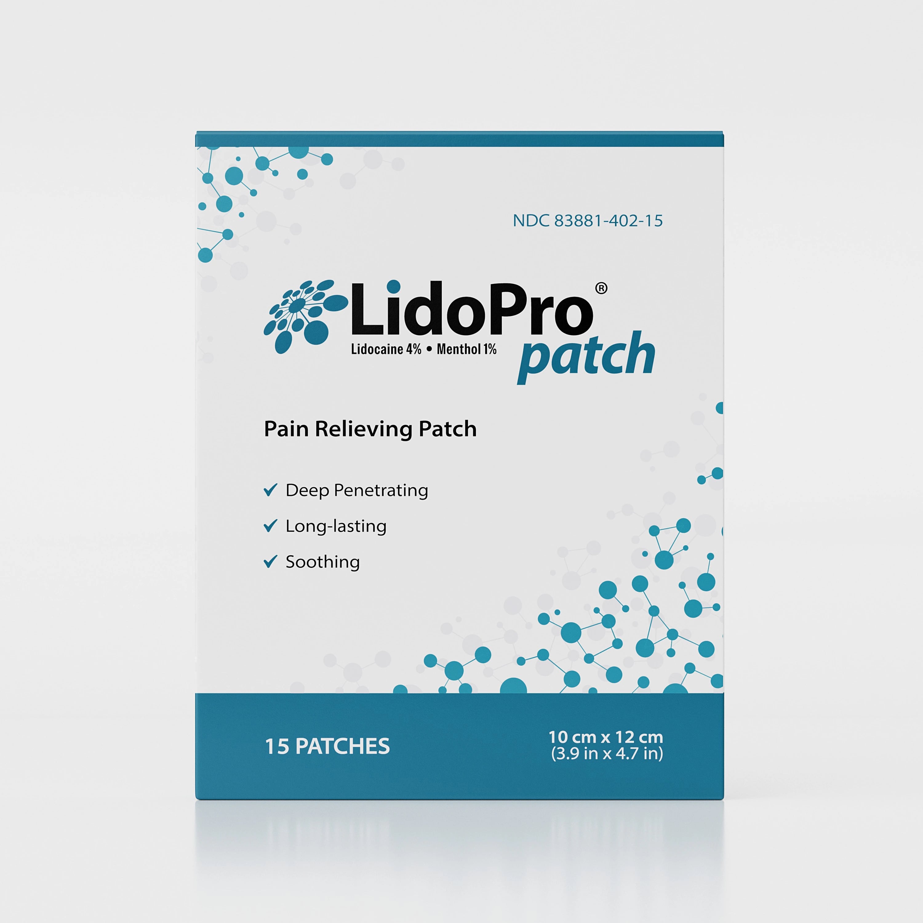 LidoPro Topical Patch, 15/Box