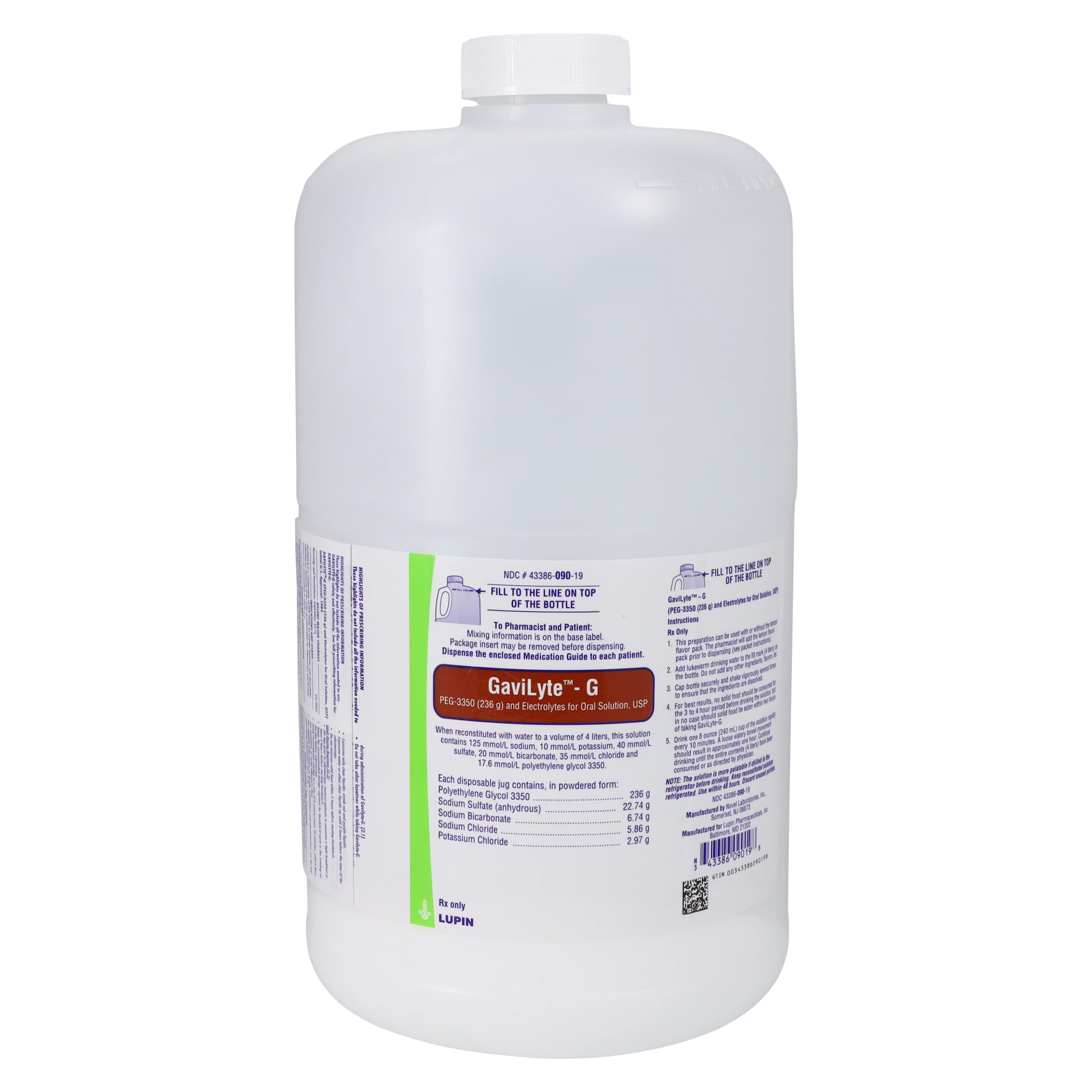Polyethylene Glycol 3350 Oral Solution, 236 g Bottle (Lupin Pharmaceuticals)
