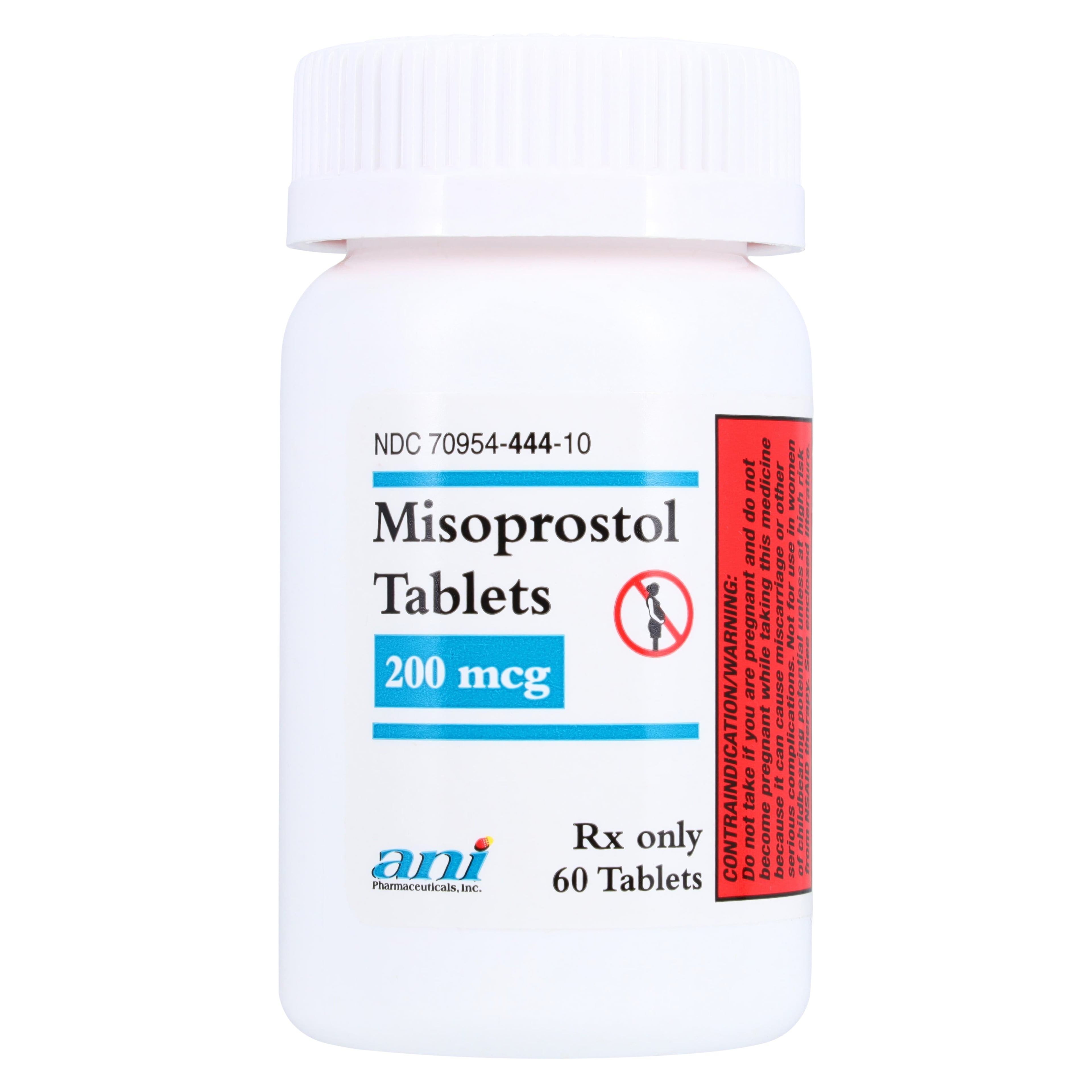 Misoprostol Tablets, 200 mcg, 60/Bottle, Ani Pharmaceutical