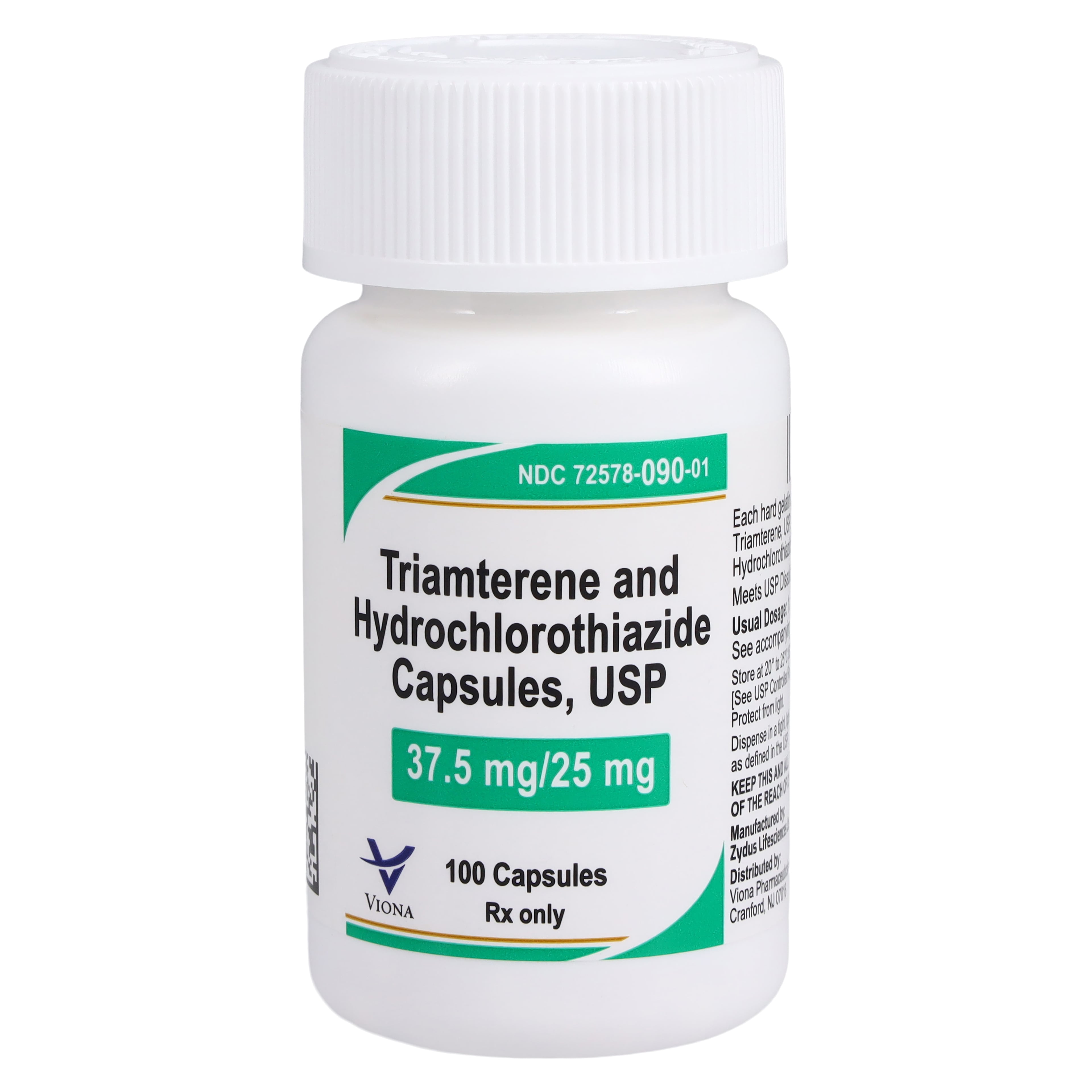 Triamterene/HCTZ Capsules 37.5mg/25mg, 100/Bottle