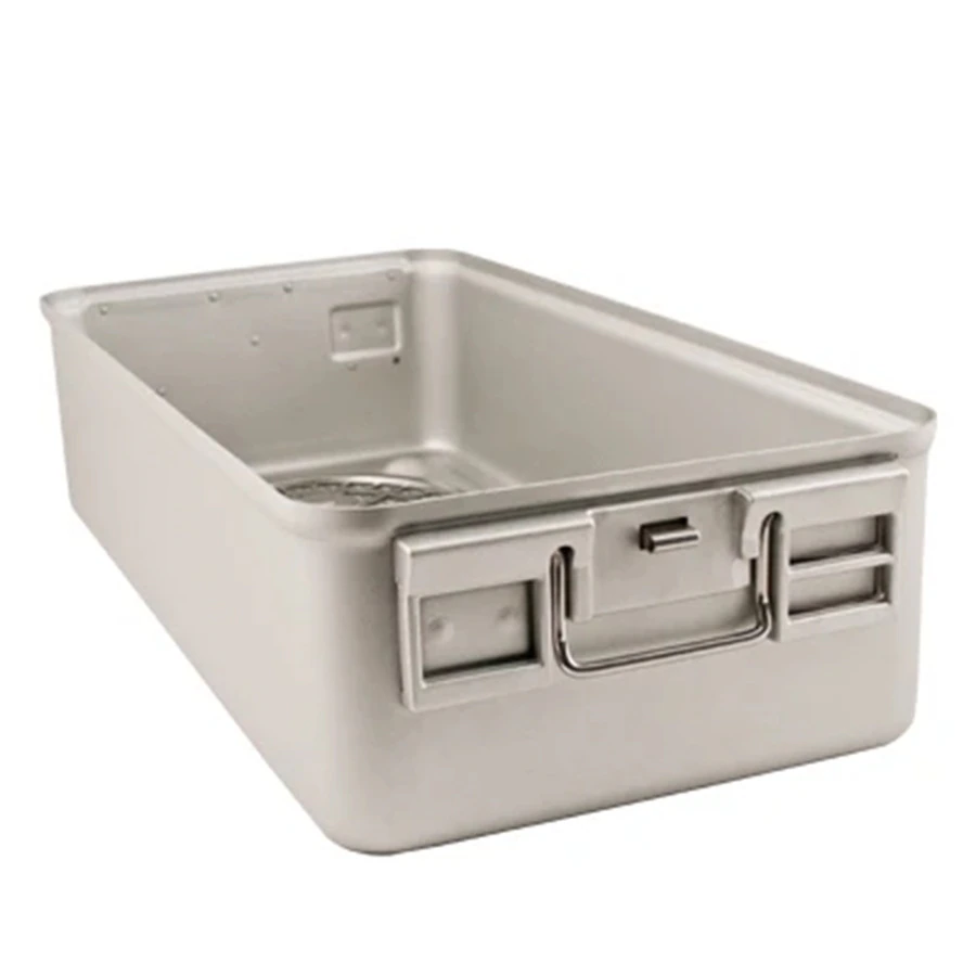 Sklarlite Sterilization Container, Mid Size, 18.25 x 11 x 5", Anodized Aluminum Alloy, Reusable, Each