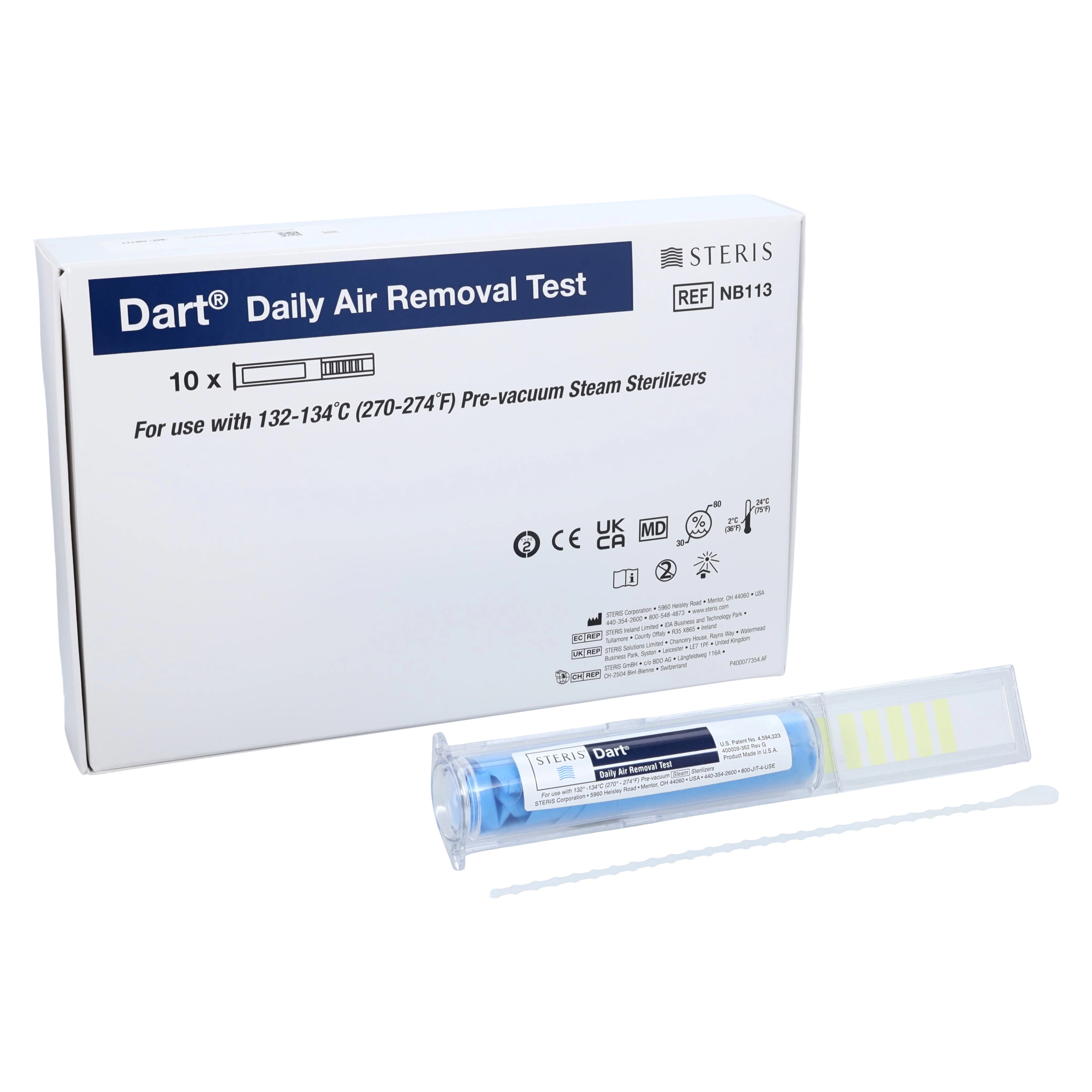 Steris Air Removal Test Daily Dart