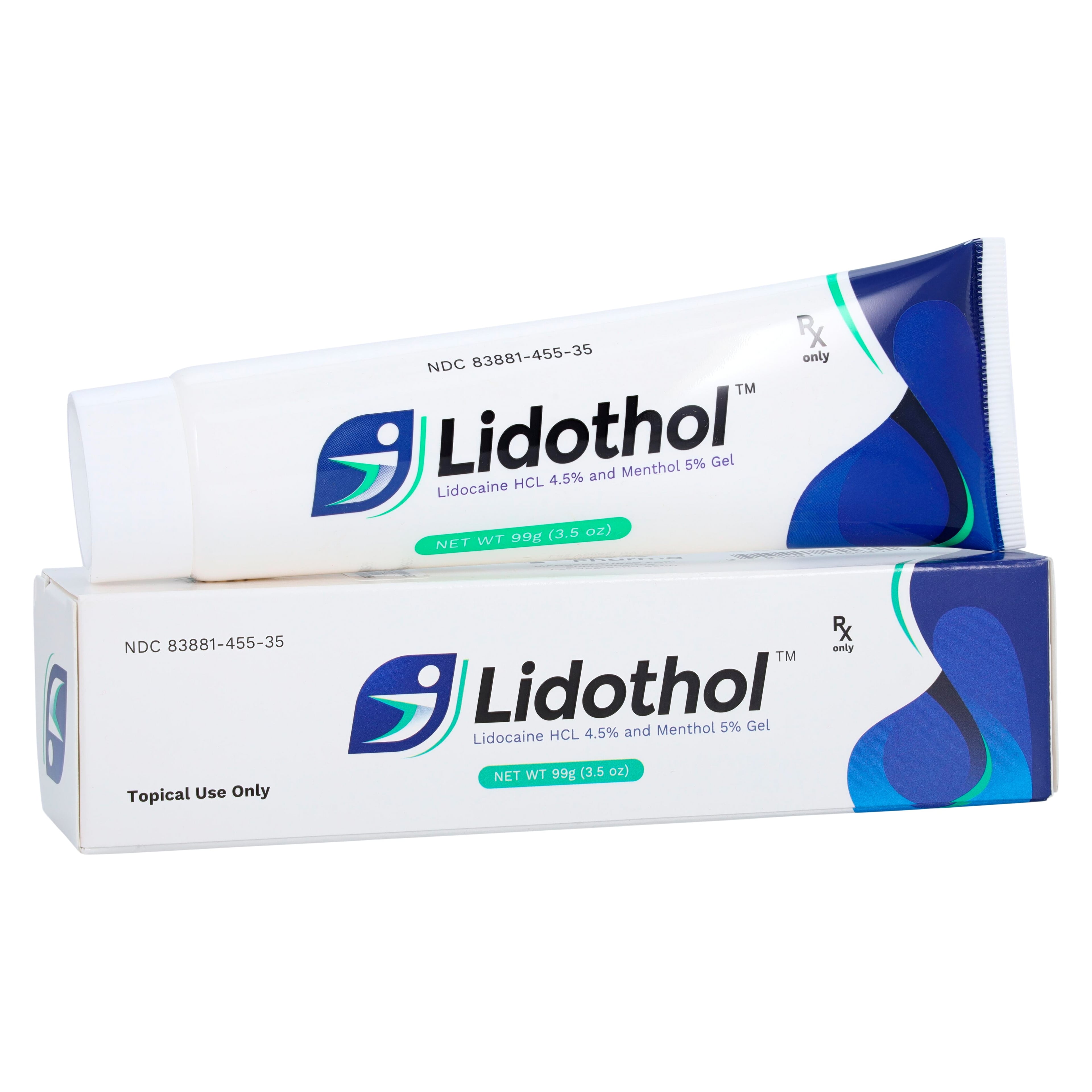 Lidothol Topical Gel 4.5%/5%, 3.5 oz Tube
