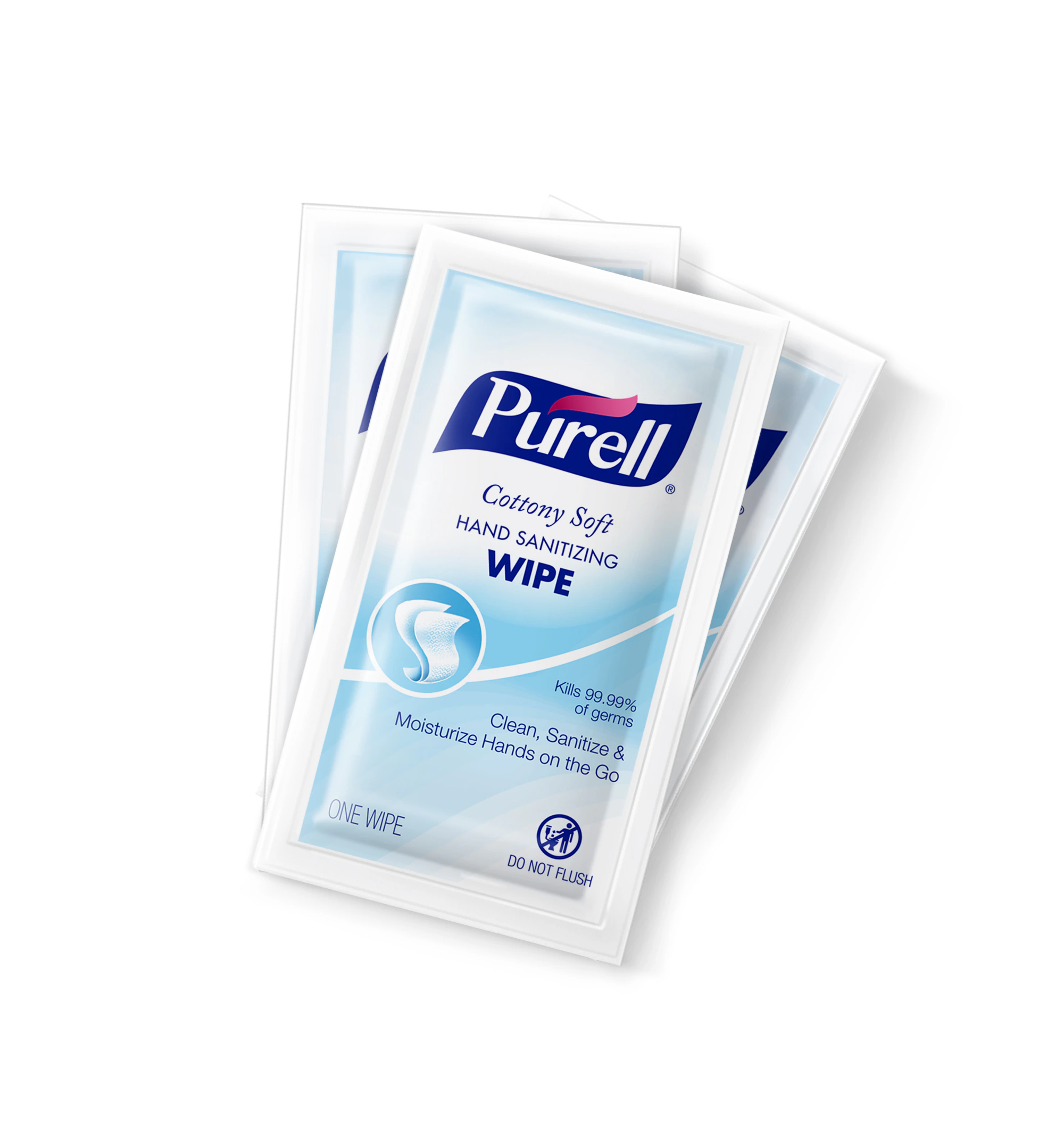 Purell Hand Sanitizer Wipes, Individually Wrapped, Cottony Feel, 24 Count/Box, 4 Boxes/Case