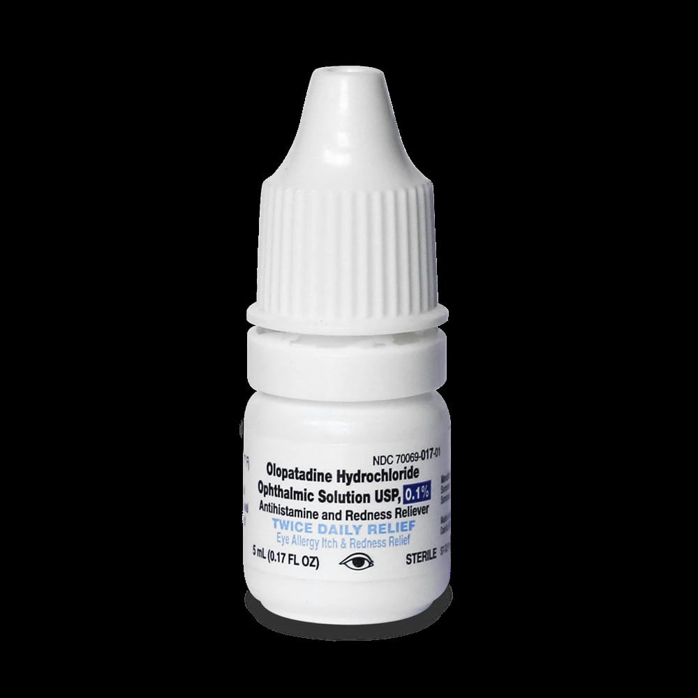 Olopatadine HCl Ophthalmic Solution 0.1%, 5 mL Bottle