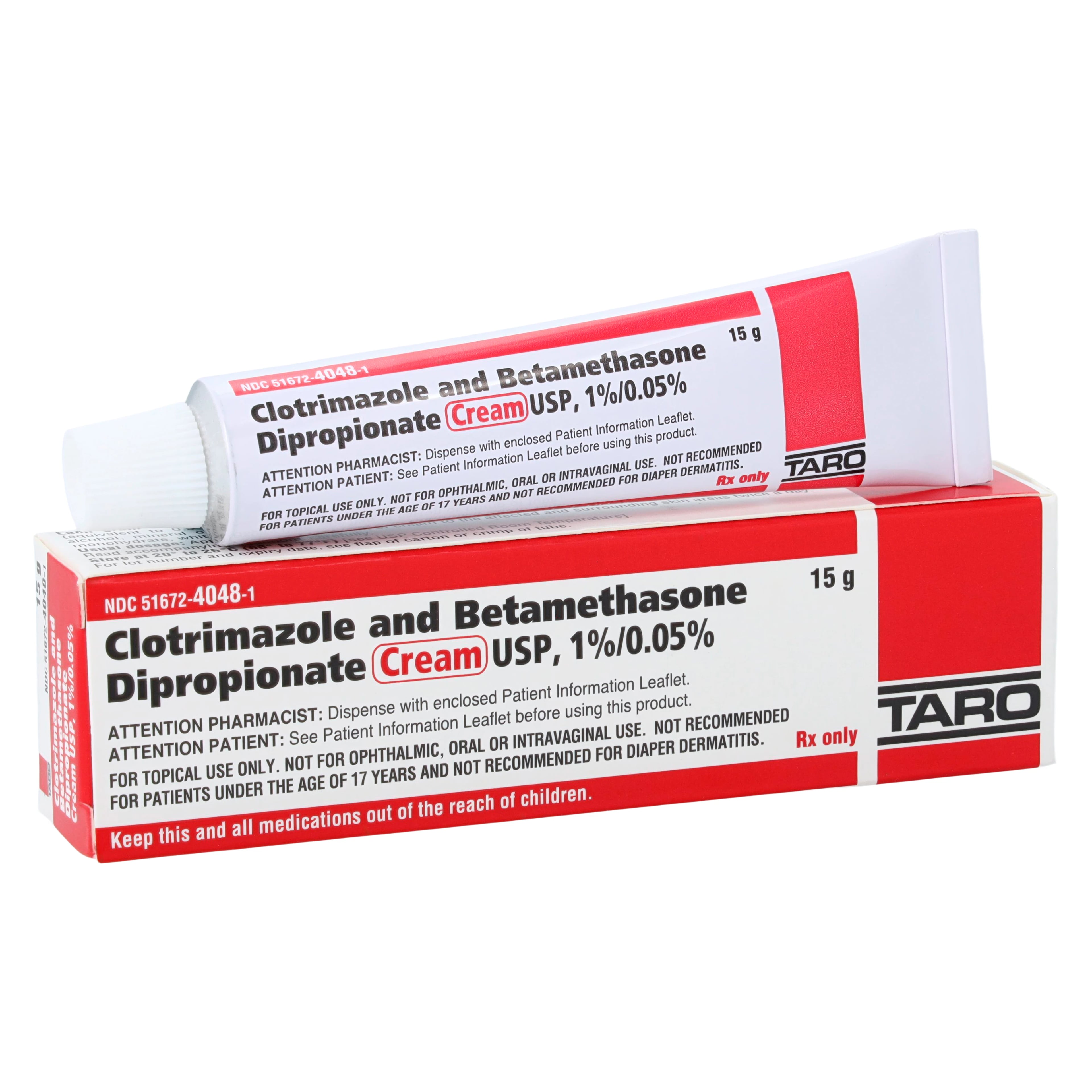 Clotrimazole/Betamethasone Dipropionate Topical Cream 1%/0.05%, 15g Tube