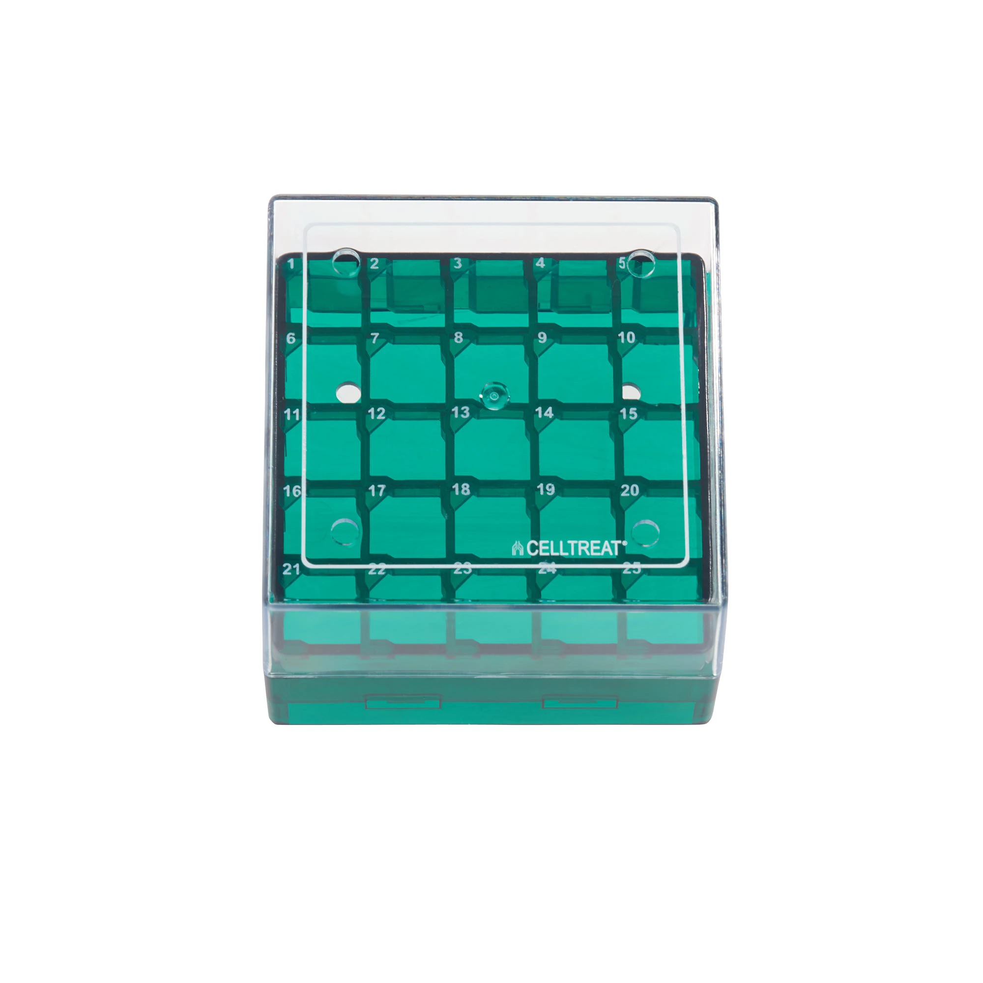 Celltreat Cryogenic Vial Storage Box, 25 Places, 5/Case