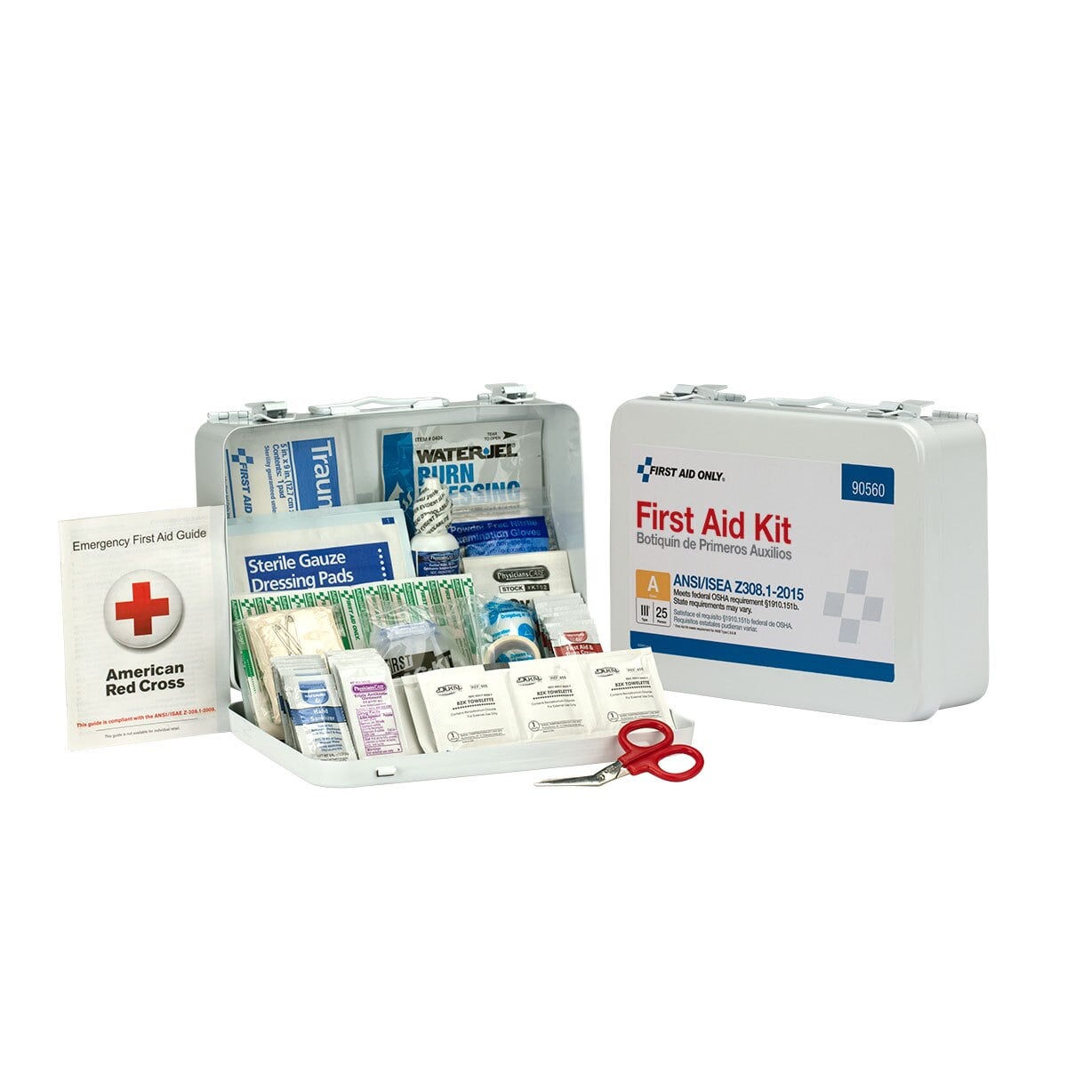 Acme United First Aid Kit, 25 Person, ANSI 2015 Compliant