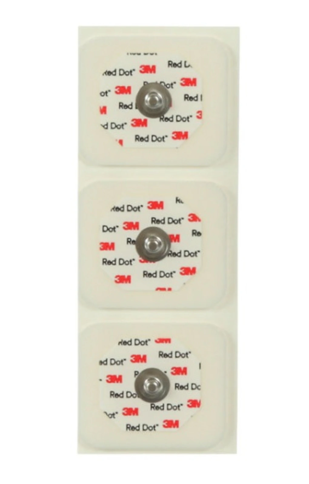 3M Red Dot Monitoring Electrode, Adult, Adhesive, Single Use, 600/Case