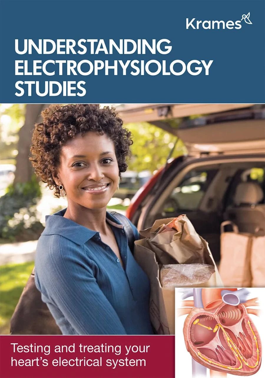Krames Understanding Electrophysiology Studies Education Booklet, English, 16 Pages, Full Color, Each