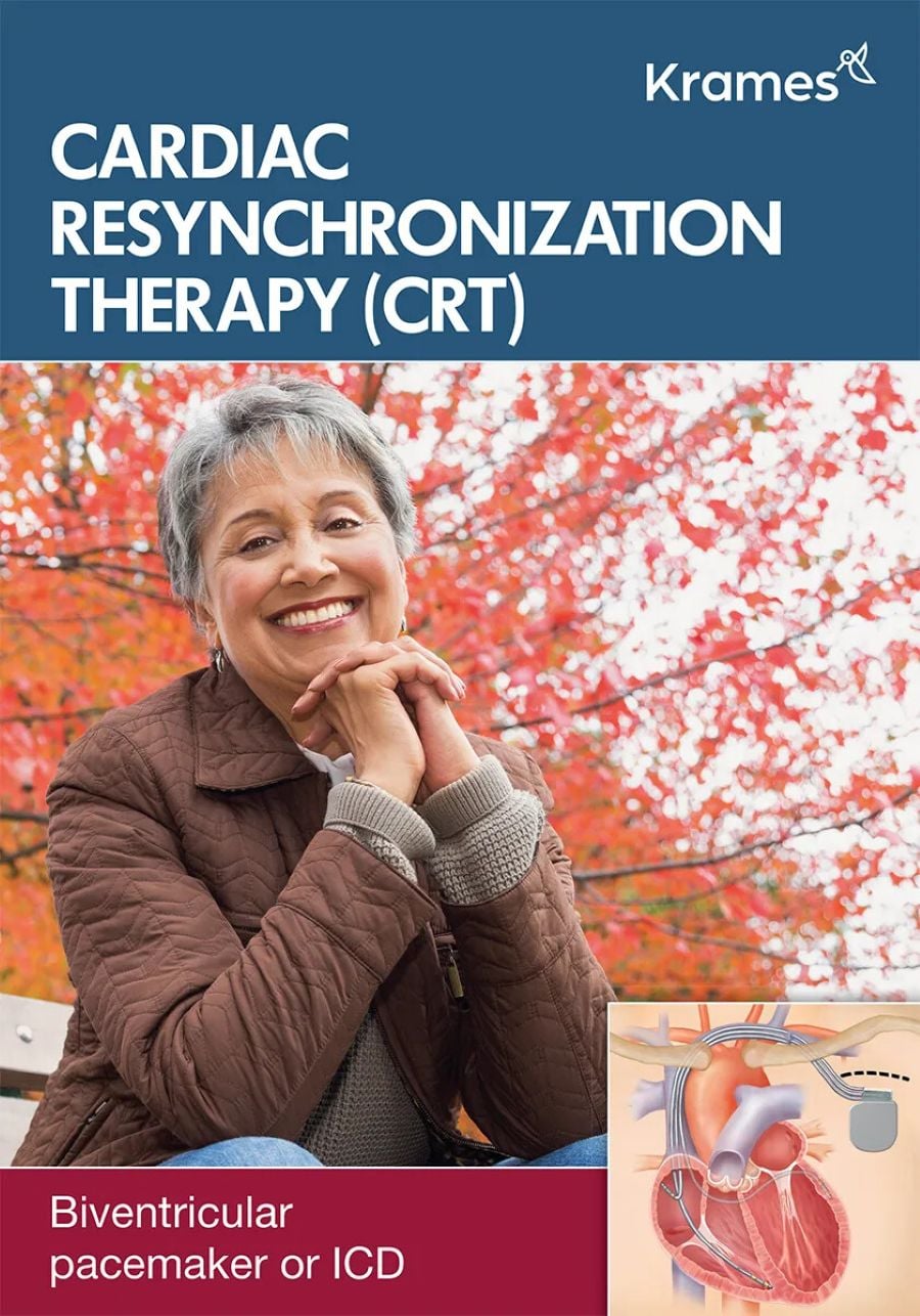 Krames Communications Cardiac Resynchronization Therapy (CRT) Education Booklet, English, 16 Pages, Full Color, Each