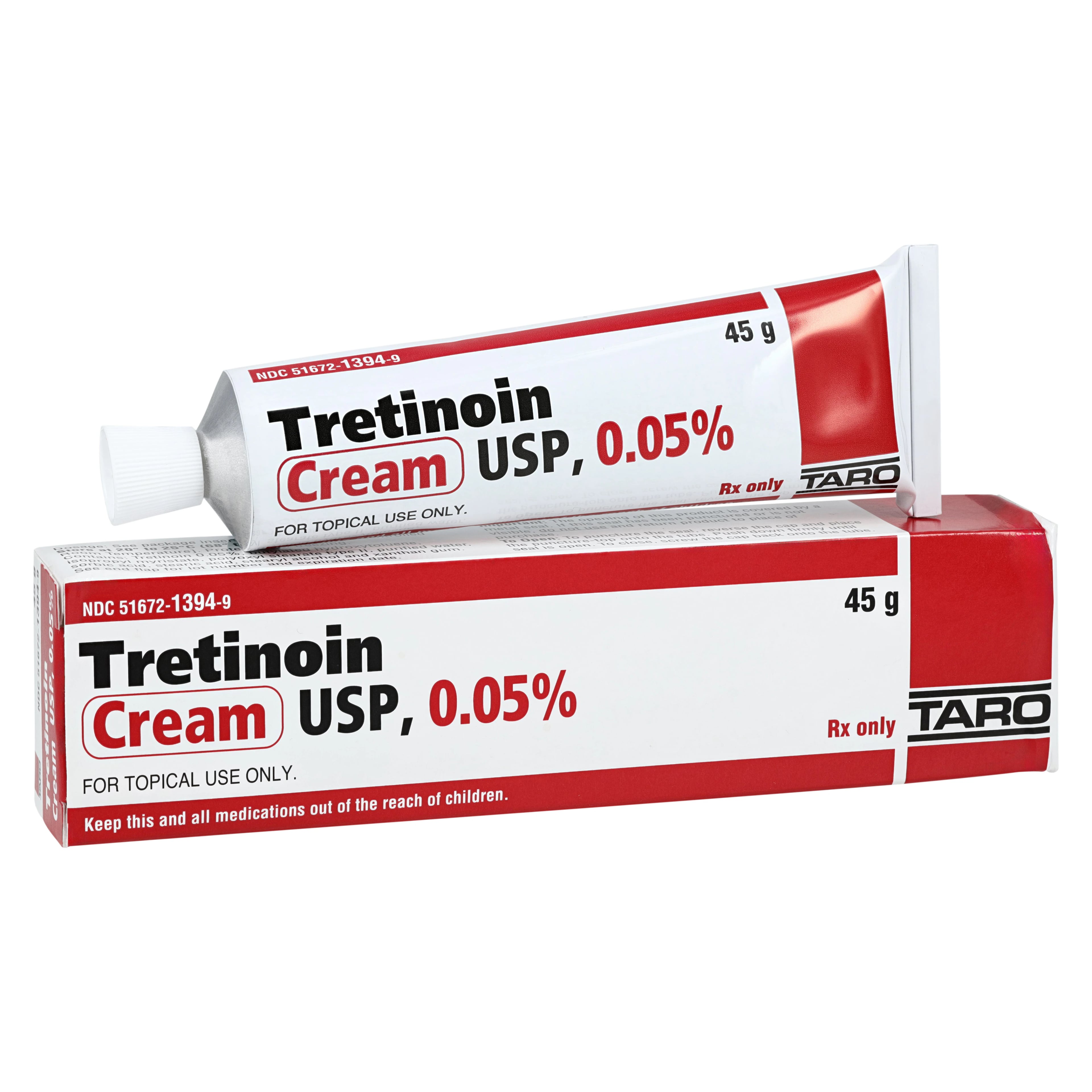 Tretinoin Topical Cream 0.05%, 45g Tube (Sun Pharmaceutical)