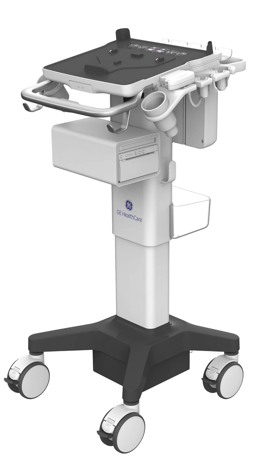 GE Vivid IQ Premium Ultrasound Cart