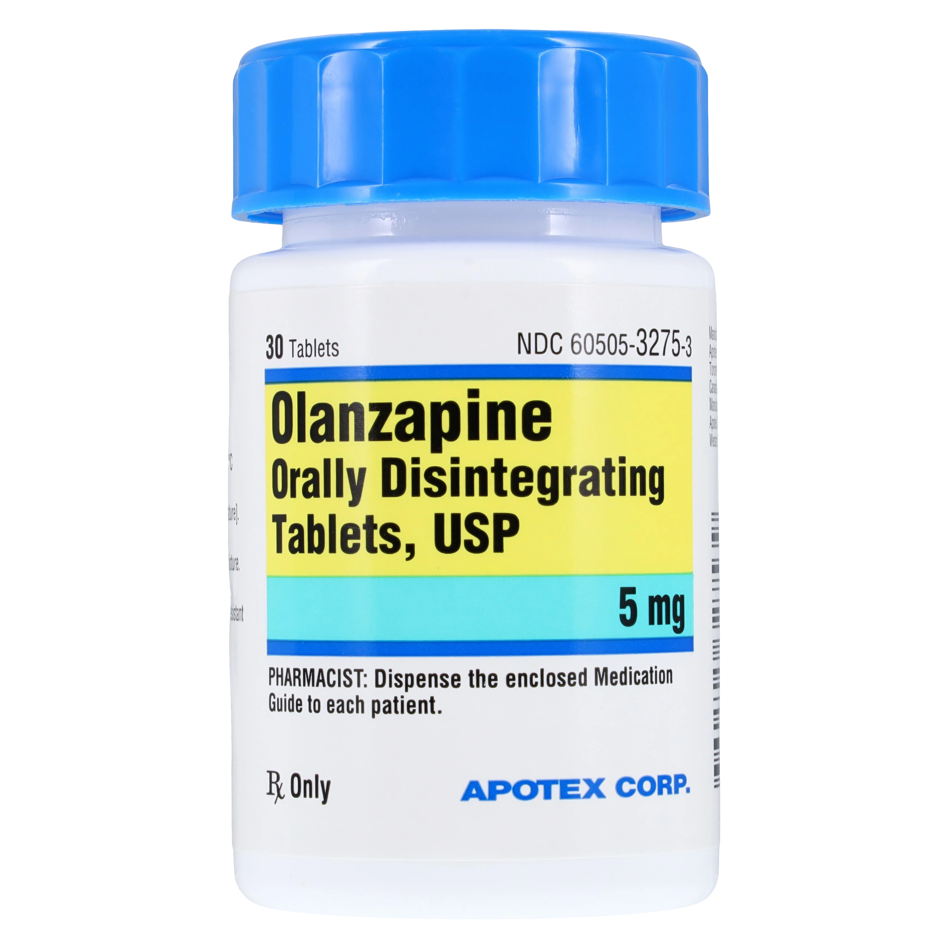 Olanzapine Orally Disintegrating Tablets, 5 mg, 30 Tablets/Bottle, Apotex Corp