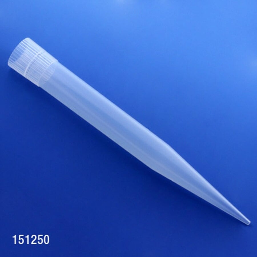 Globe Scientific Routine Pipette Tips, 1-10 mL, Natural, Virgin Polypropylene, 100/Bag