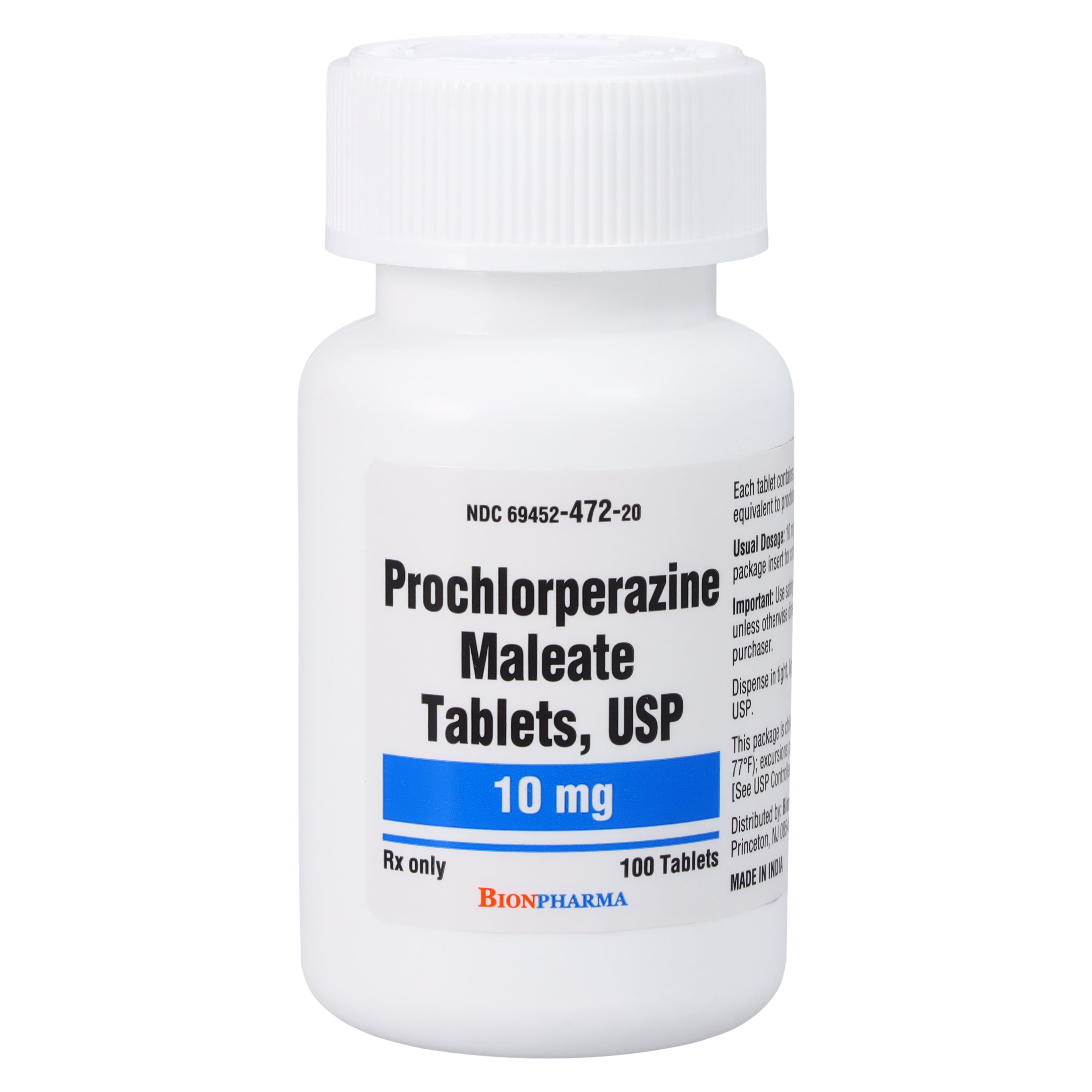 Prochlorperazine Maleate Tablets, 10mg, 100/Bottle
