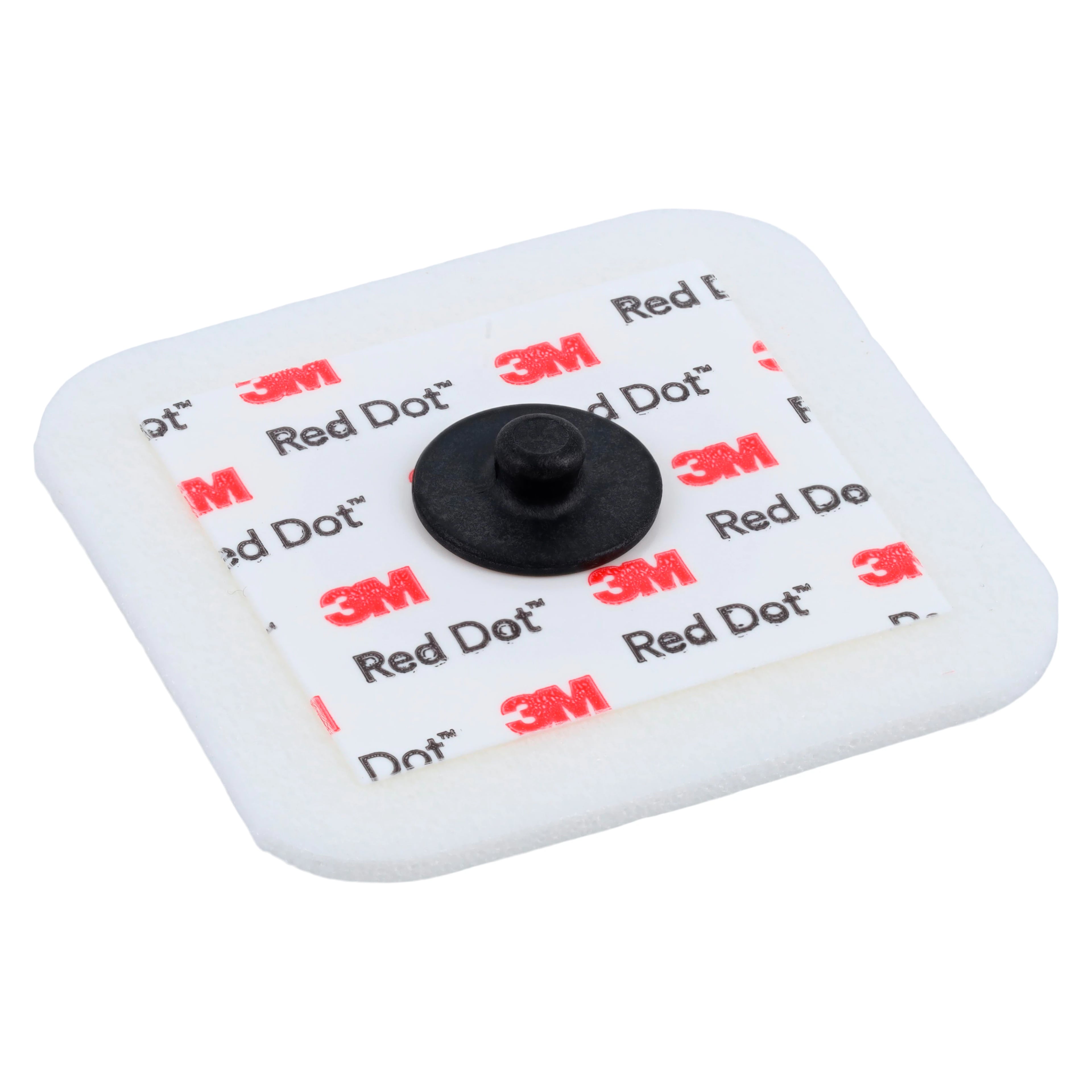Red Dot ECG Monitoring Electrode, Adult, Foam, 1.6 x 1.36", 600/Case