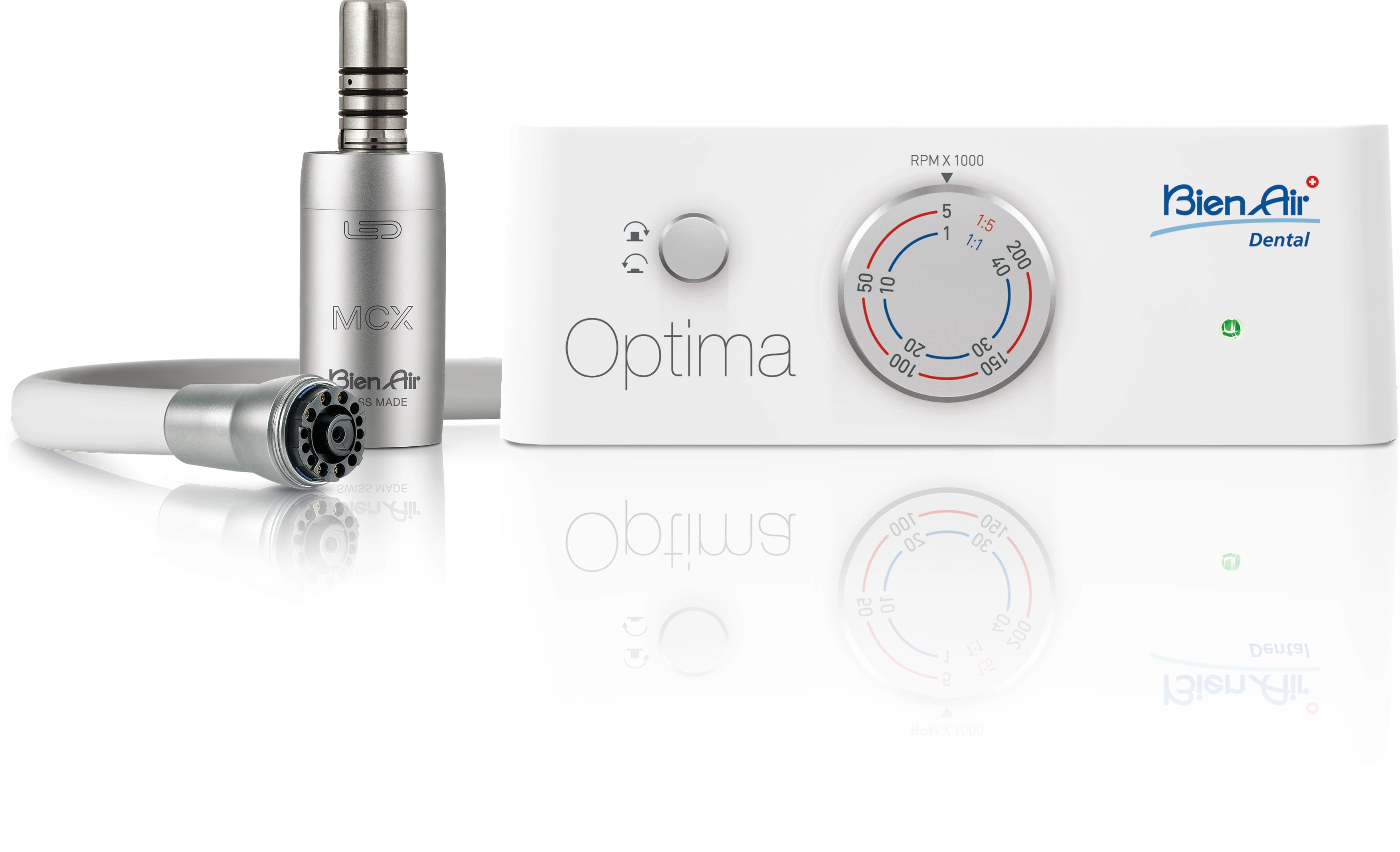 Bien Air Optima MCX LED System with Micromotor and Bracket
