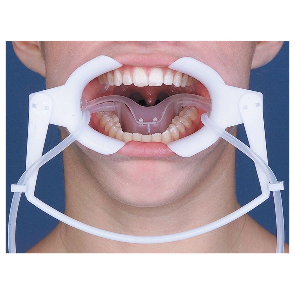 NOLA Dry Field System, Large, White, with Retractor/Connector/Tongue Guard/Suction Tubes/Y Connector, Each