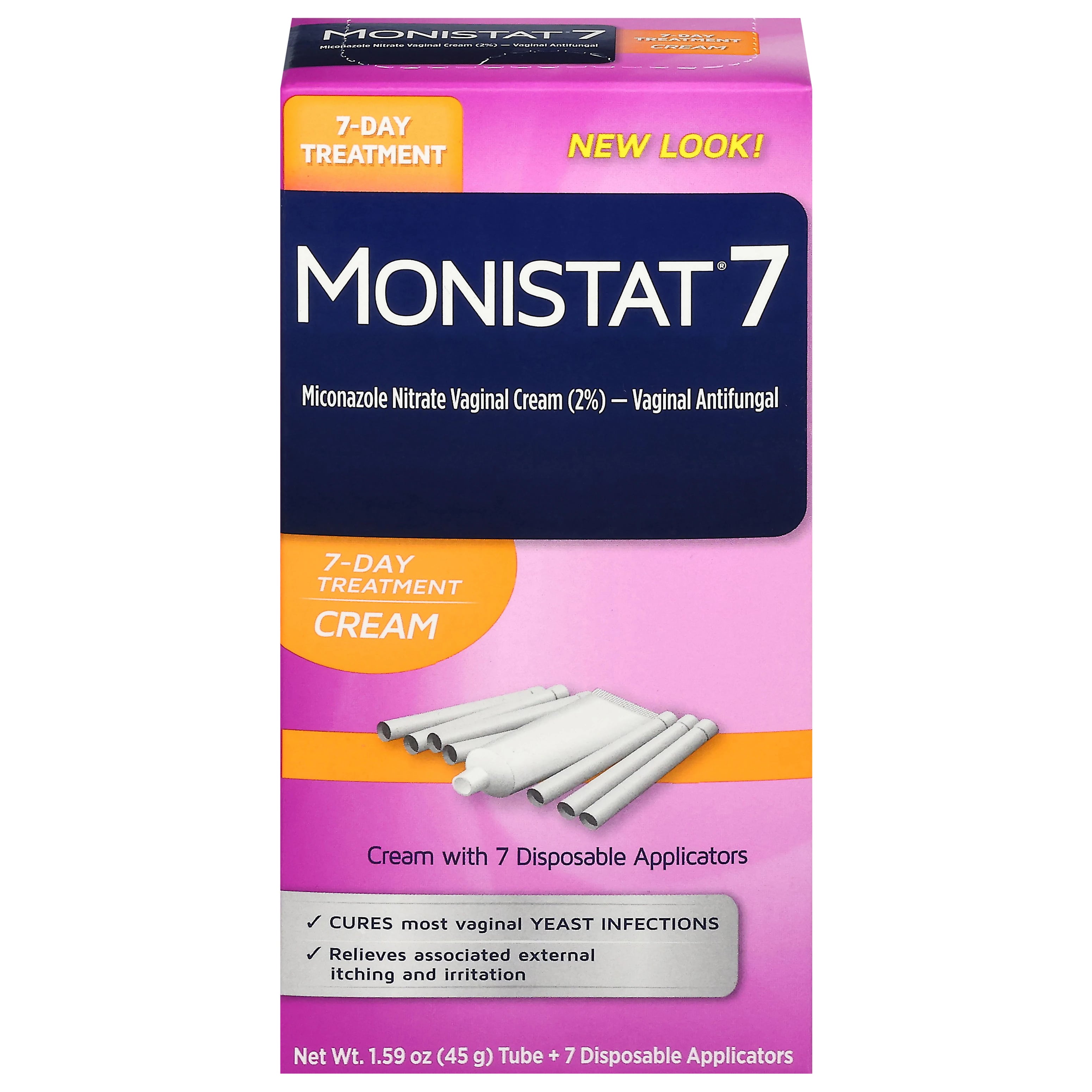 Monistat 7 Day Cream, 2%, 45g Tube with Applicator