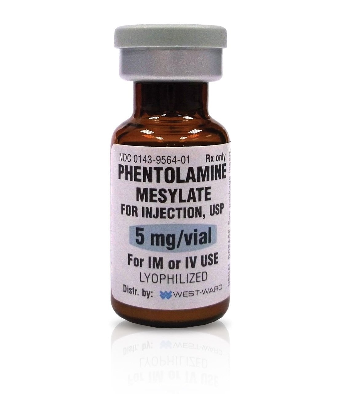 Phentolamine Mesylate Injection 5mg/vial SDV 2mL, Single Dose Vial, 01KT0J096HCYP5M6P84ETVPB21