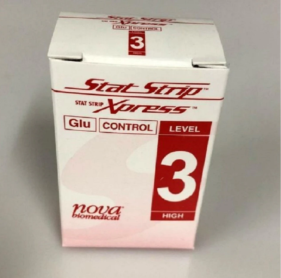 Nova Biomedical StatStrip Glucose Level 3 Control Solution, Single Vial