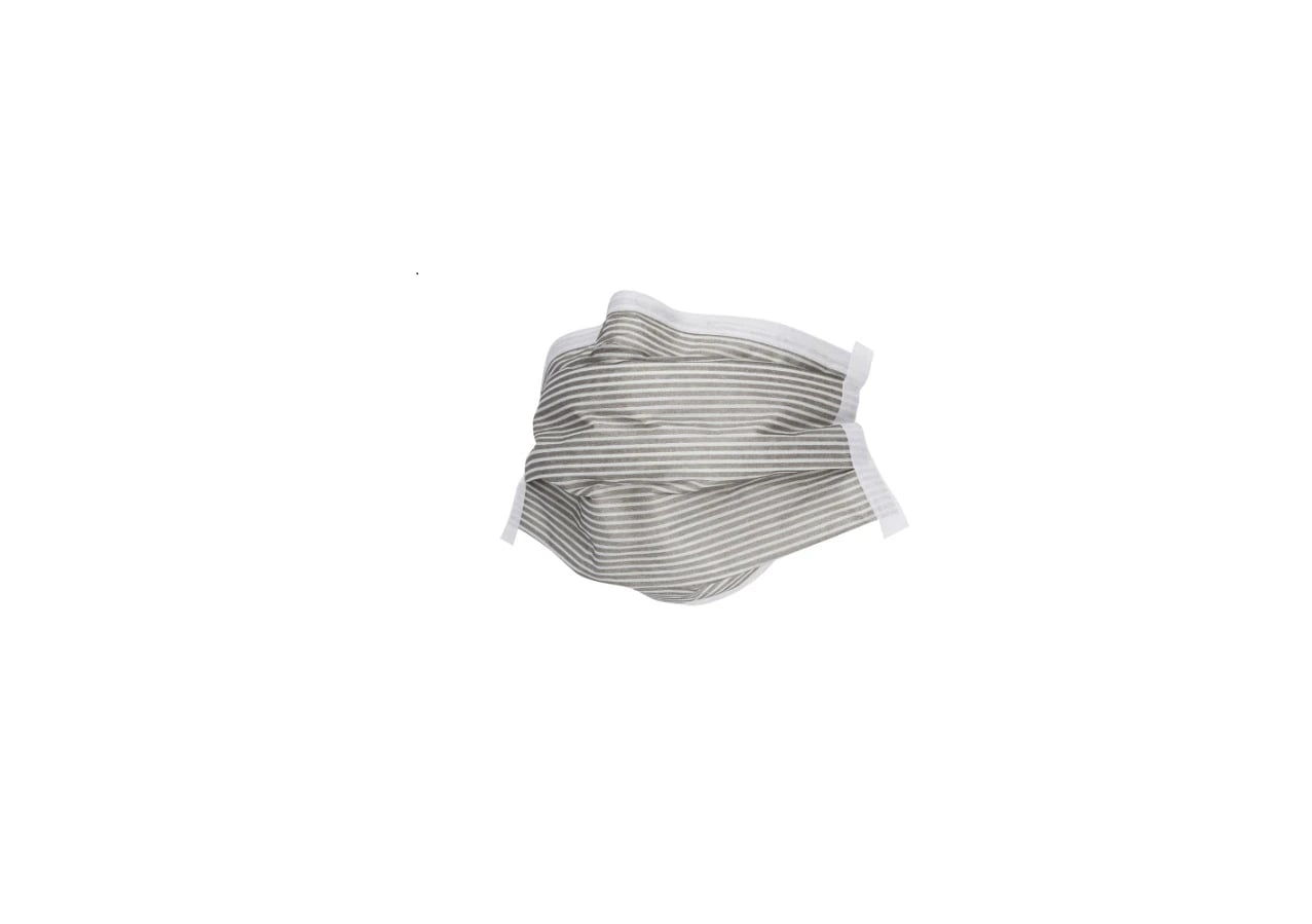 Critical Cover PFL Laser Surgery Headband Face Mask, Level 3, Gray Stripe, 35/Box, PFL 638