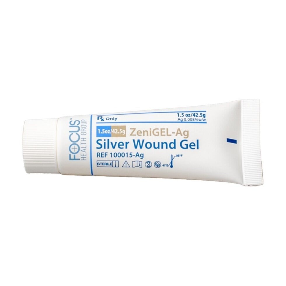 ZeniGEL-AG Hydrophilic Polymer Gel Dressing, Sterile, Amorphous, Non-Adhesive, 1.5 oz, Clear